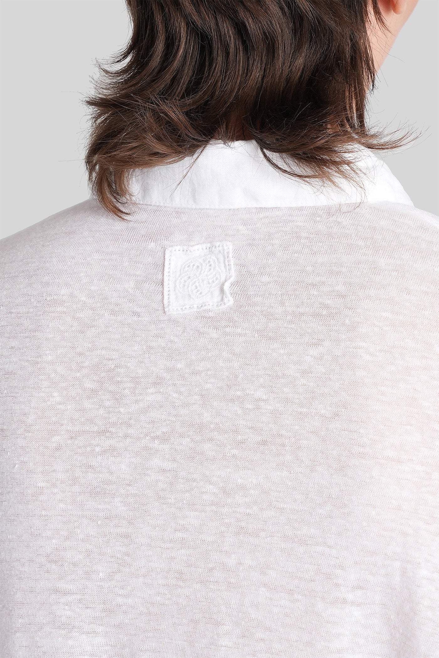 Shirt in white linen - Image 5