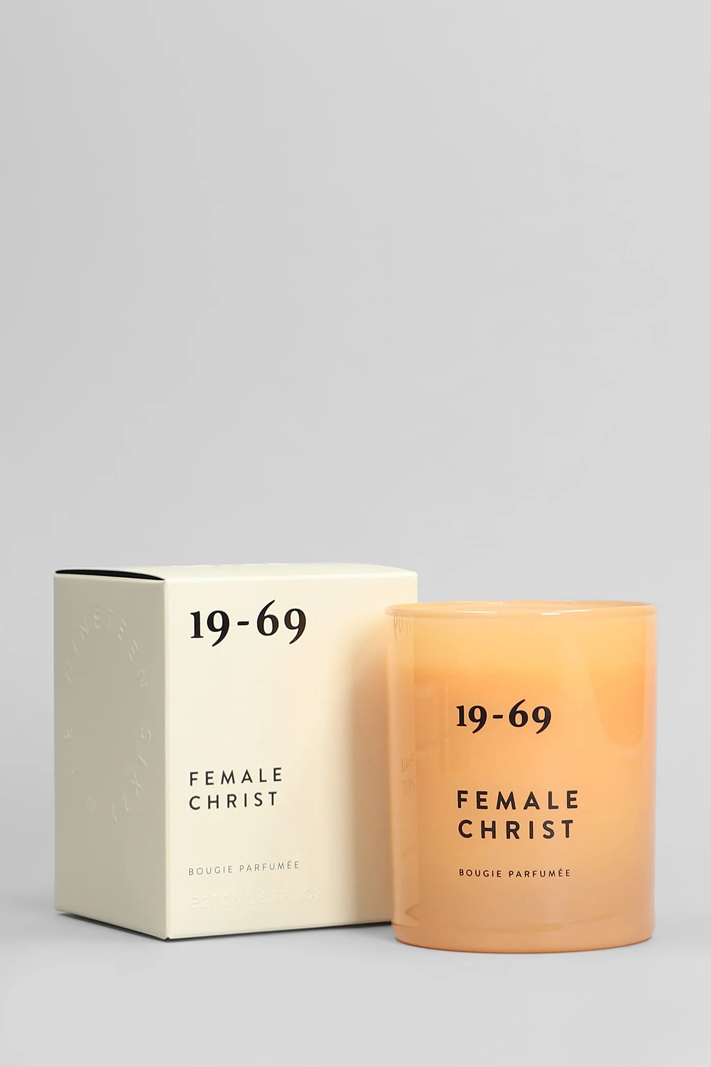 Female christ  in orange glass - Image 3
