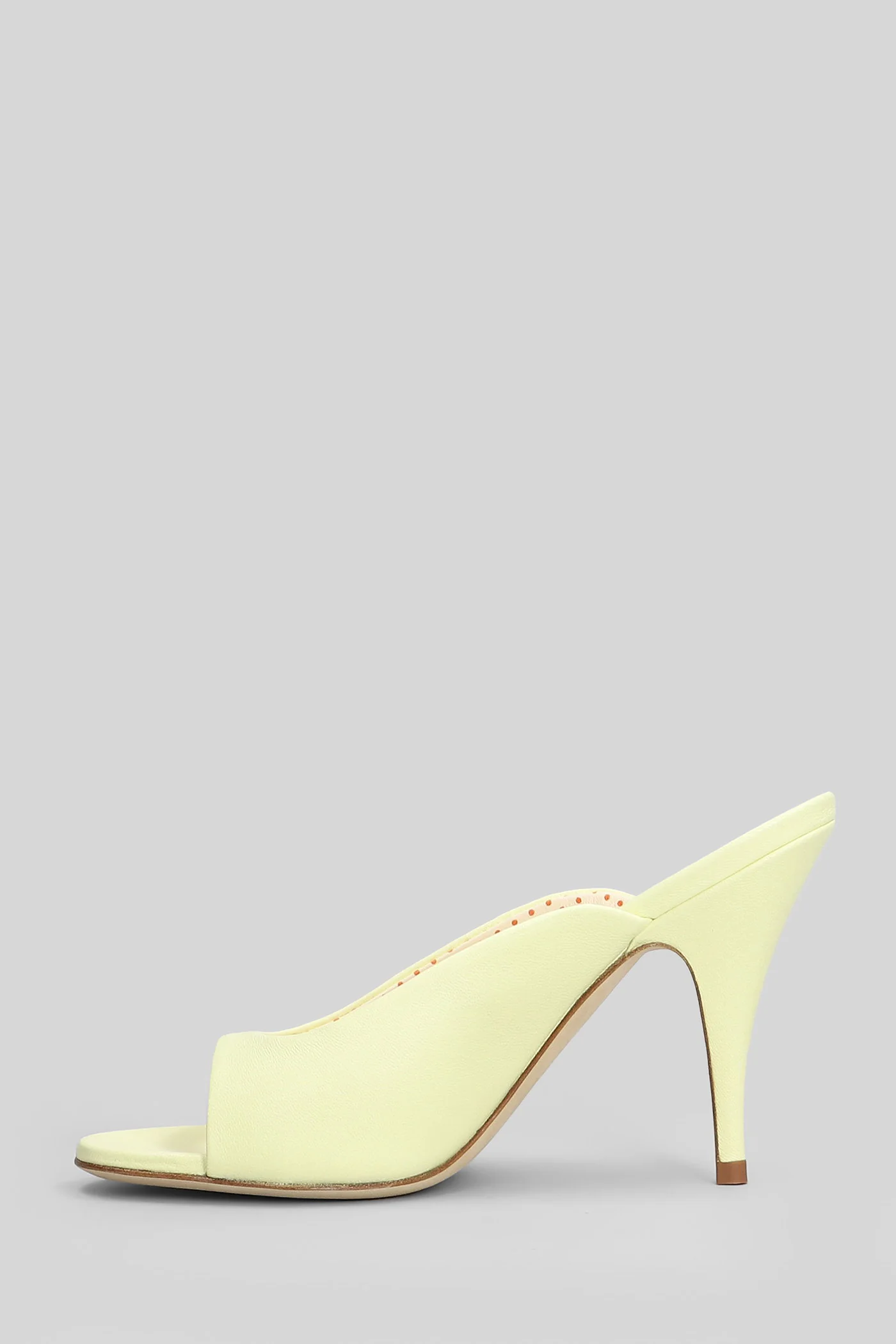 Lilia 095 Sandals in yellow leather - Image 3