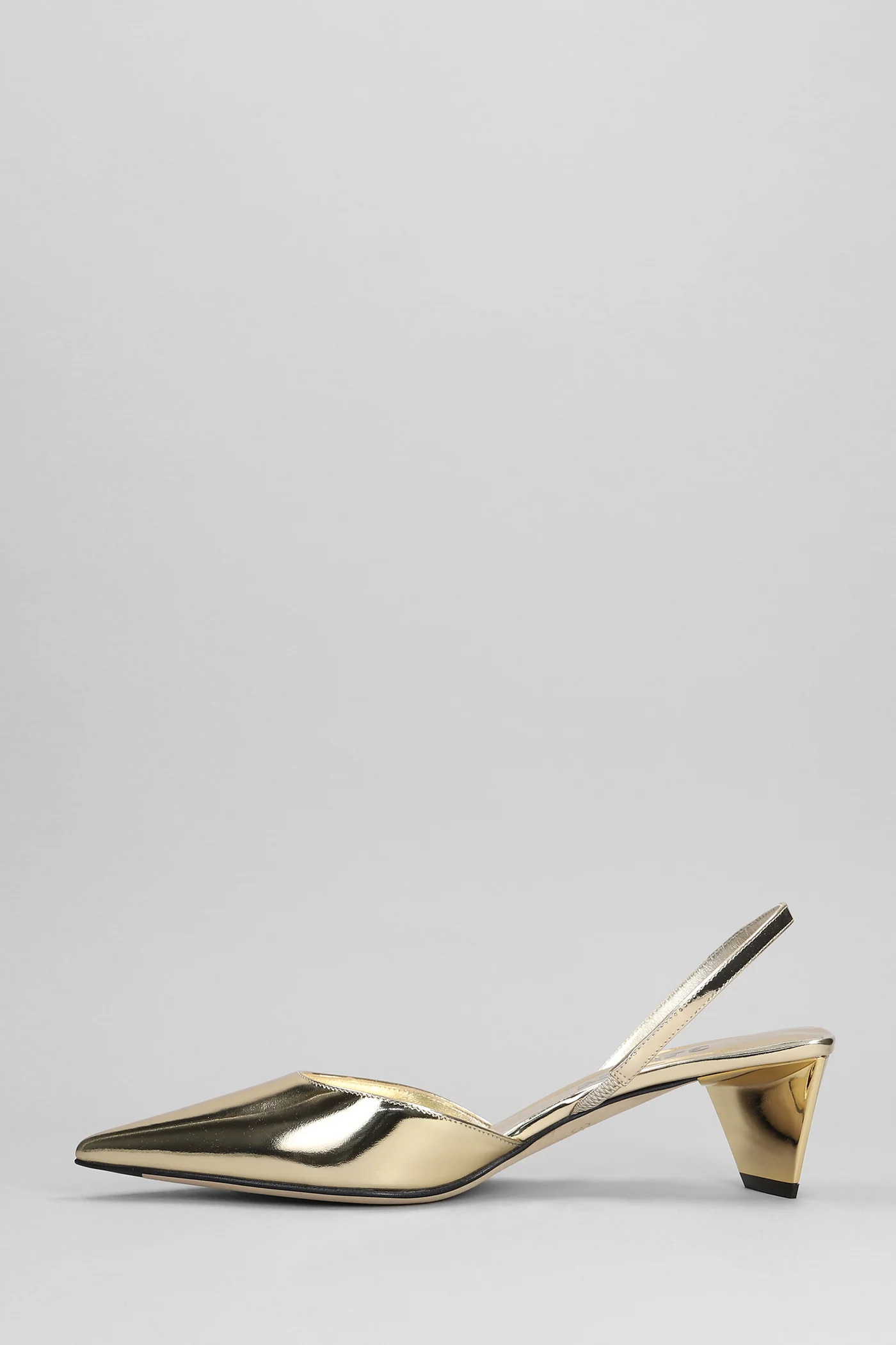 Mariel 050 Pumps in platinum leather - Image 3