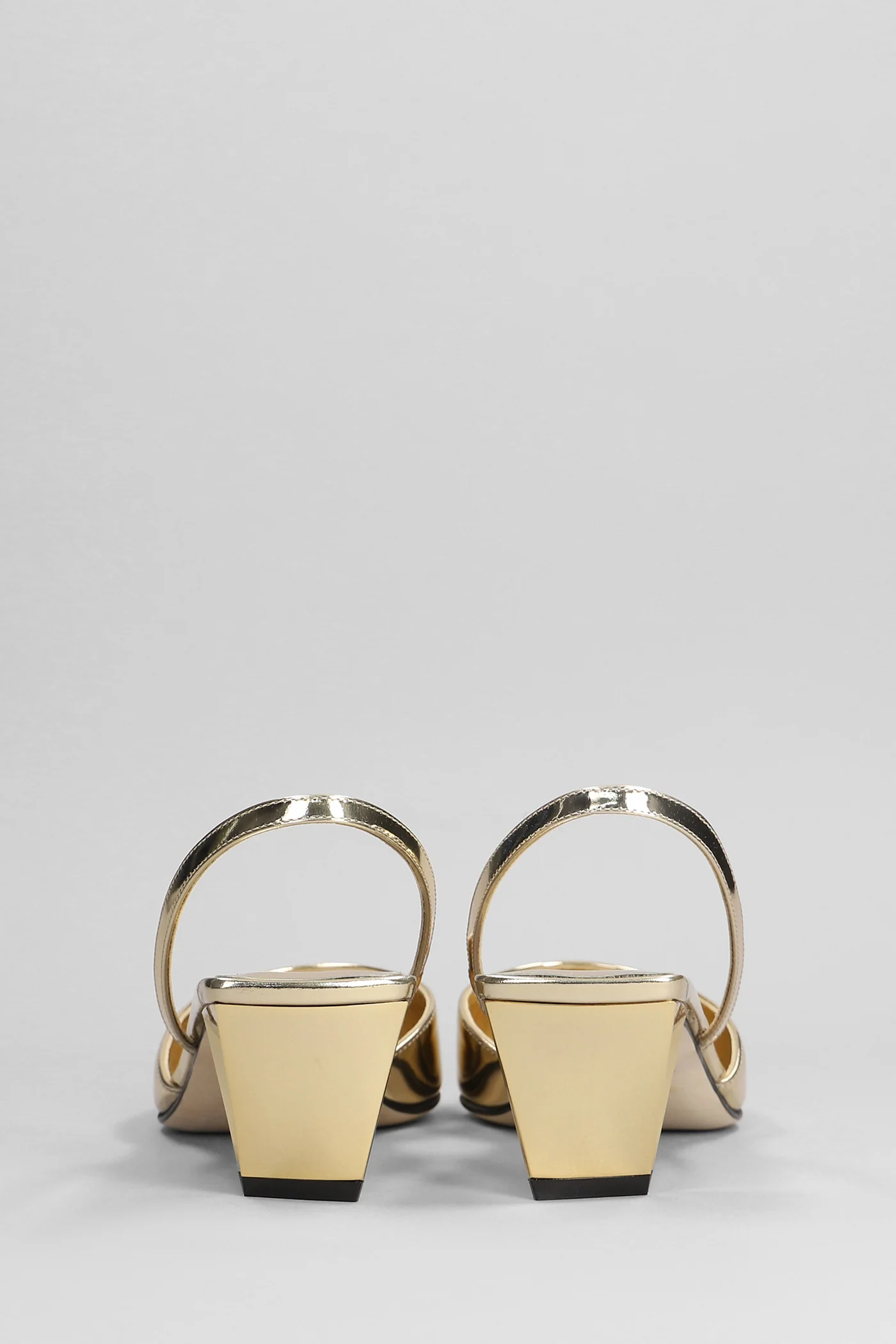 Mariel 050 Pumps in platinum leather - Image 4