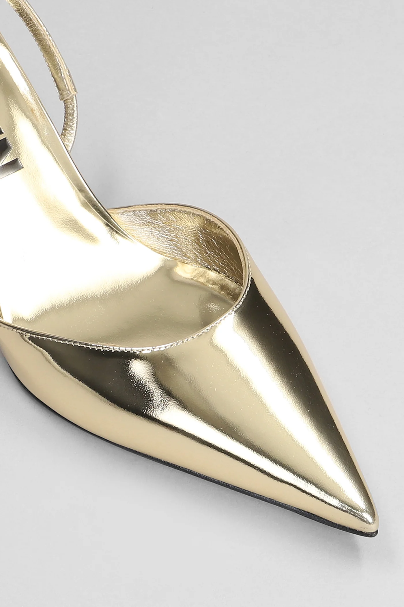 Mariel 050 Pumps in platinum leather - Image 5