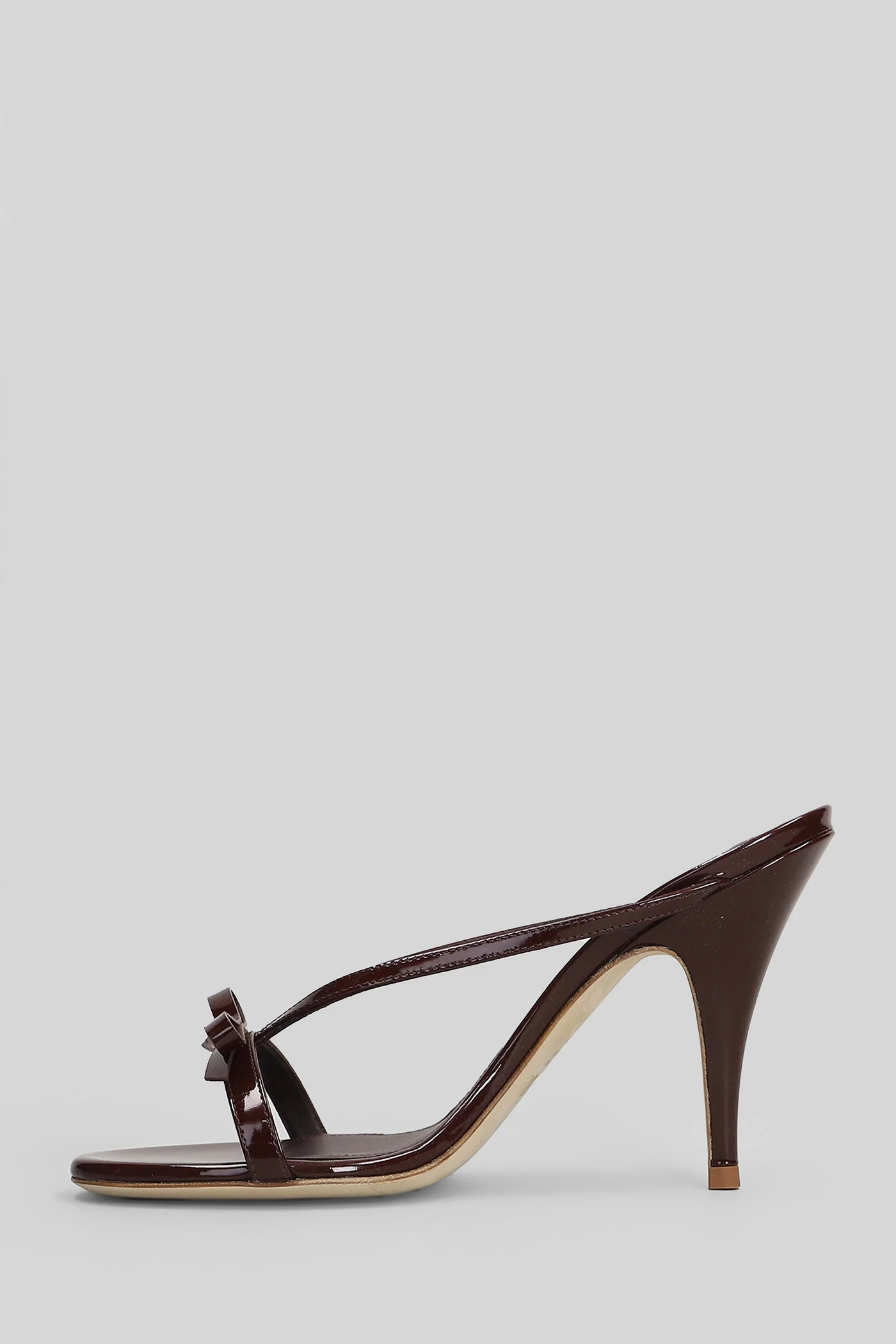 Natalia 095 Sandals in bordeaux patent leather - Image 3