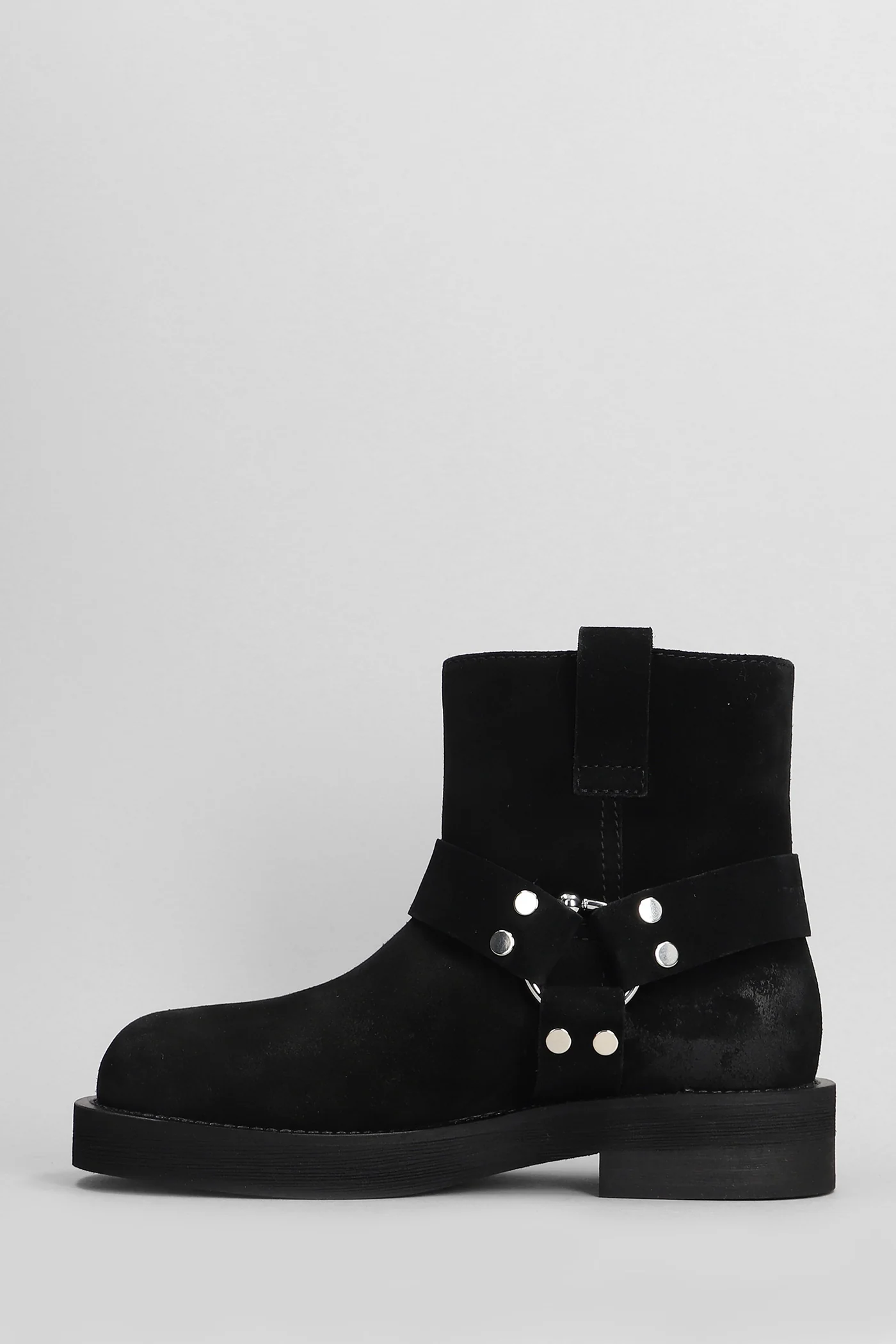 Steve 020 low heels Ankle boots in black suede - Image 3