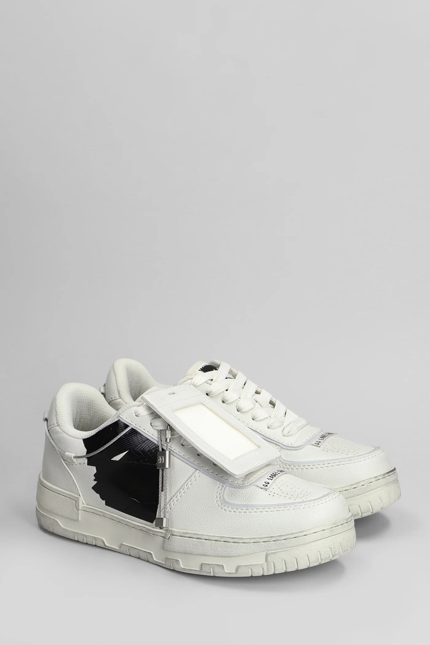 Avril Sneakers in grey leather - Image 2