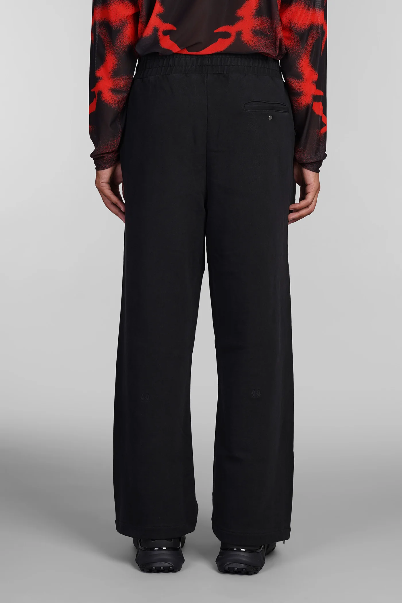 Pants in black cotton - Image 3