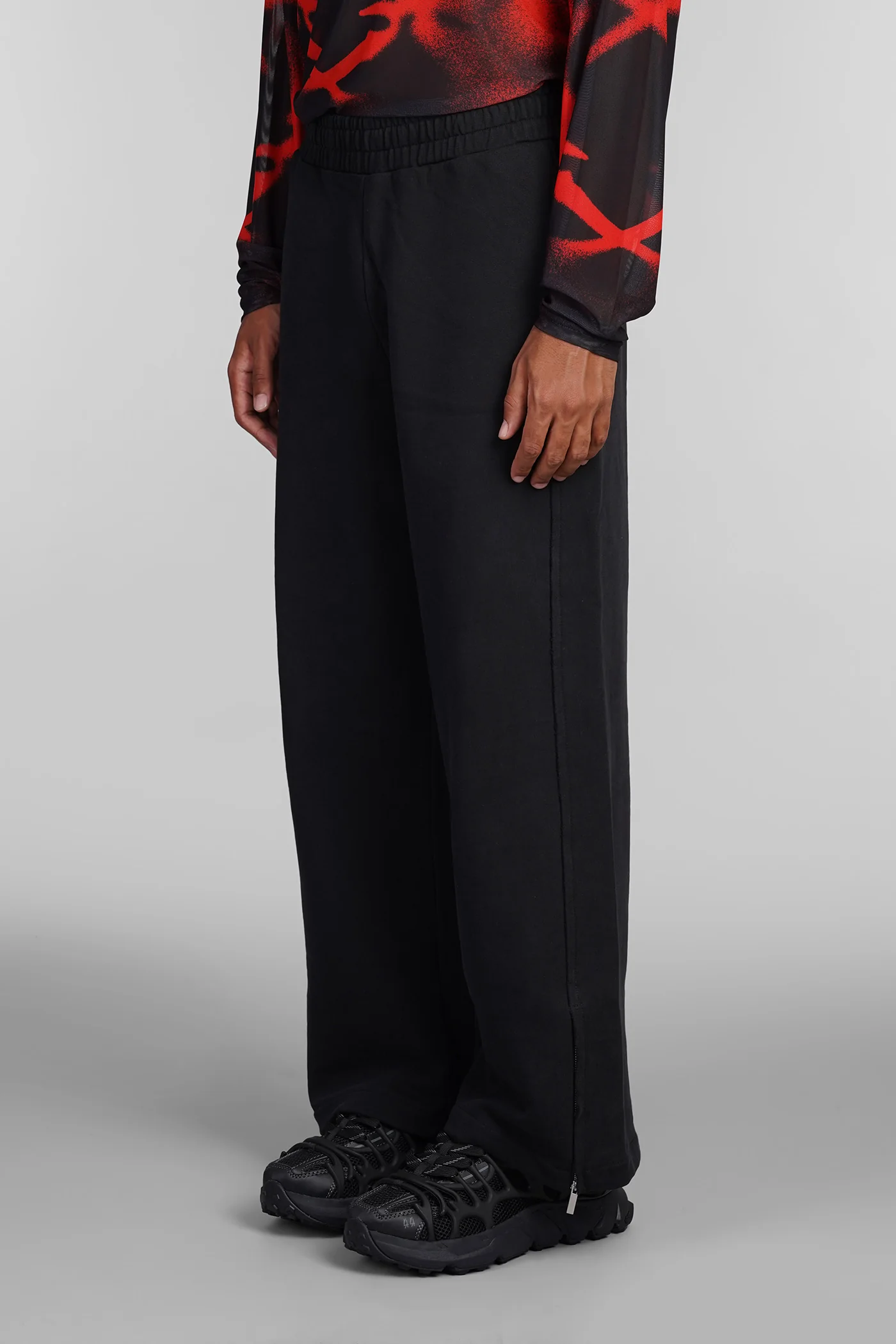 Pants in black cotton - Image 4