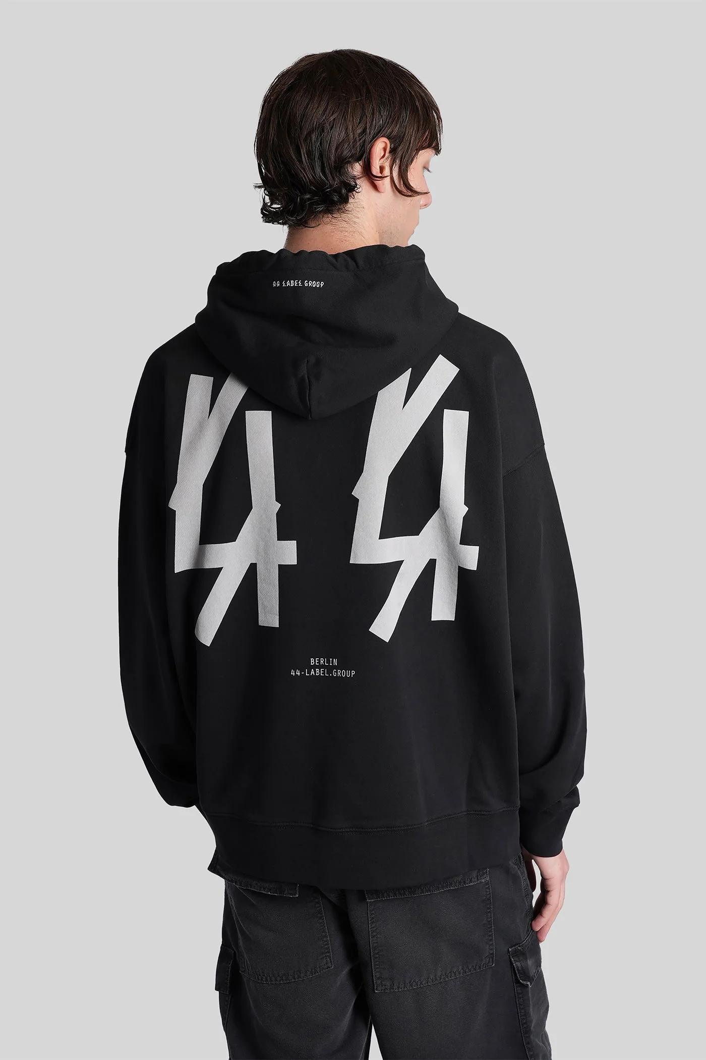 Sweatshirt in black cotton - Image 3