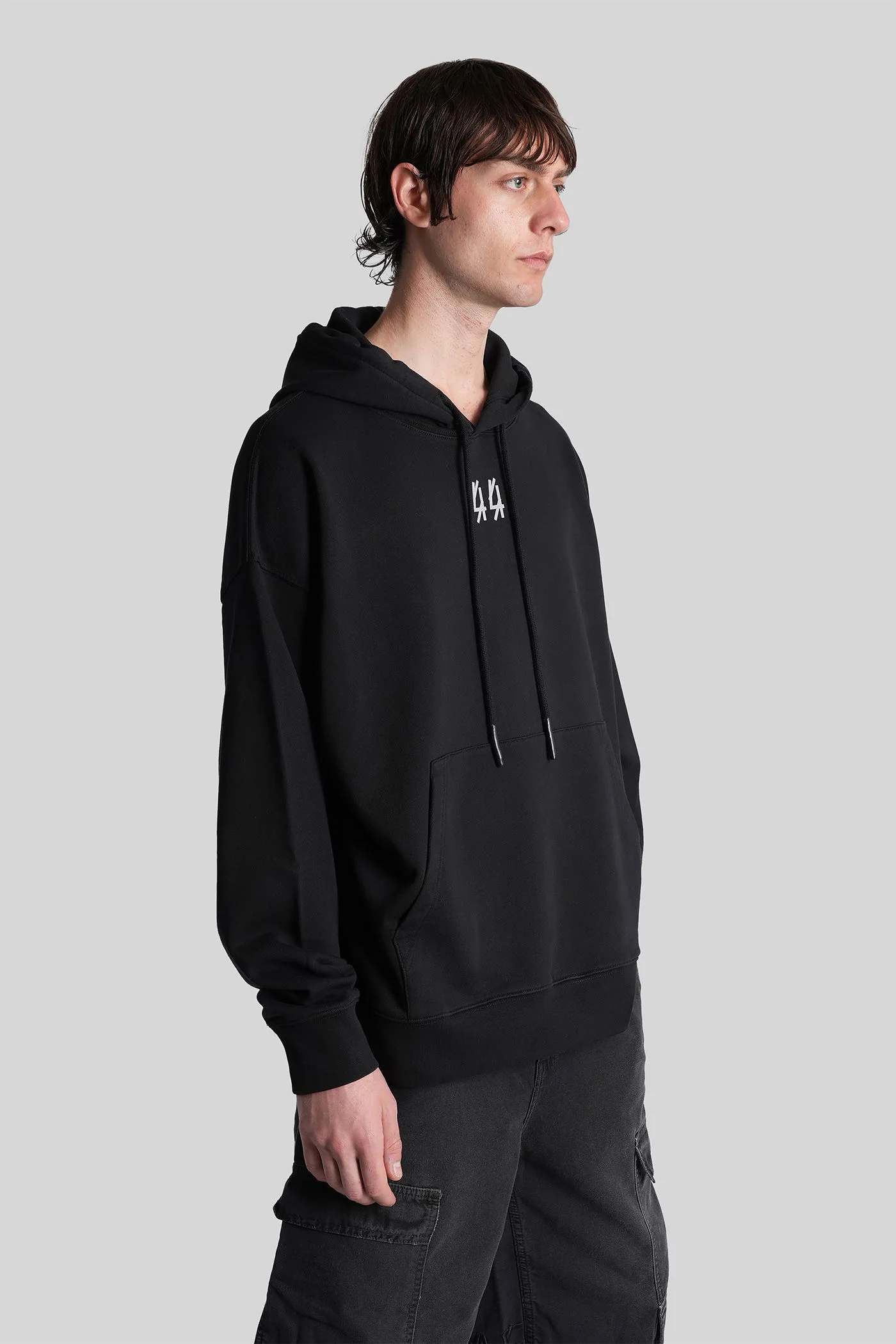 Sweatshirt in black cotton - Image 4