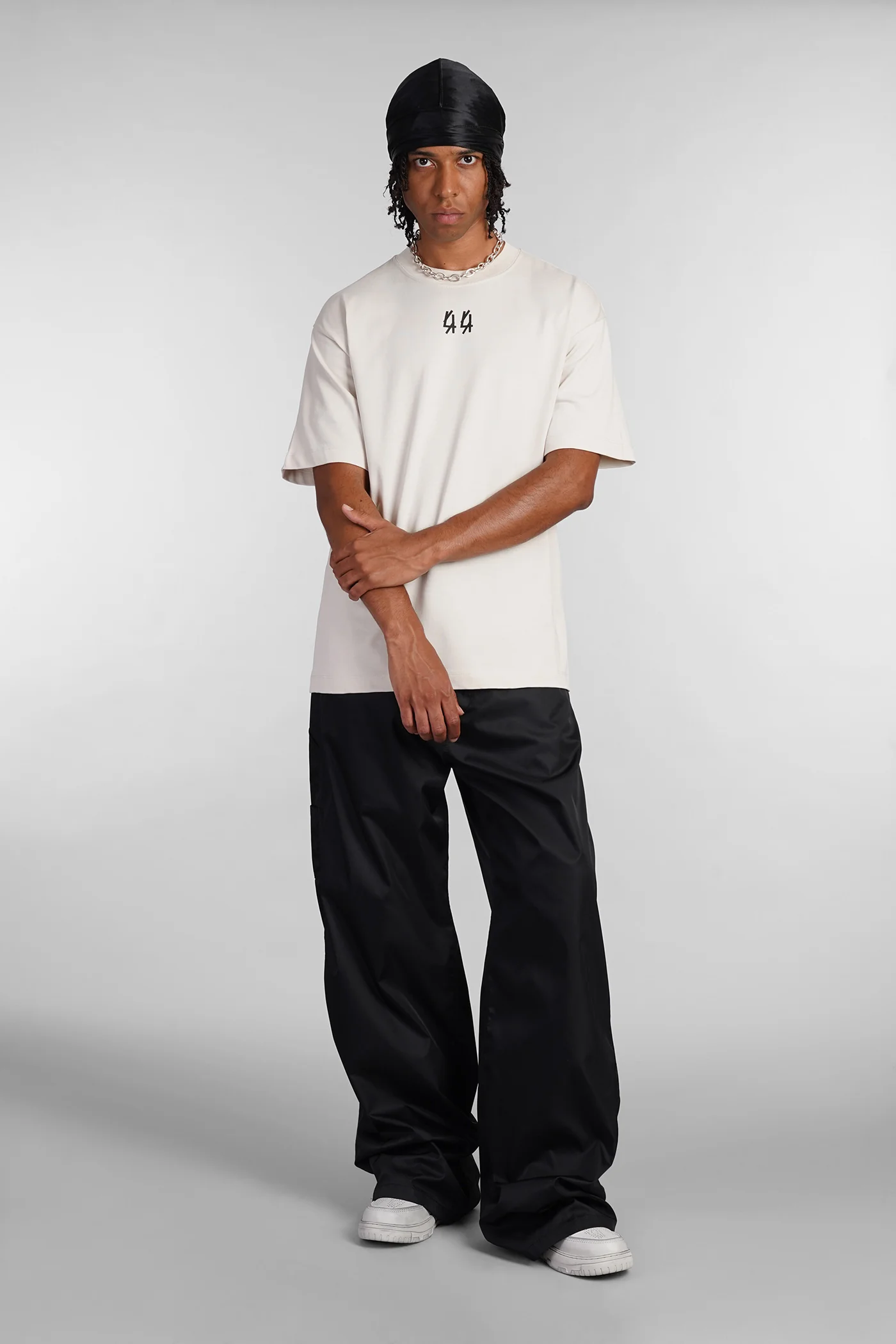 T-Shirt in beige cotton - Image 2