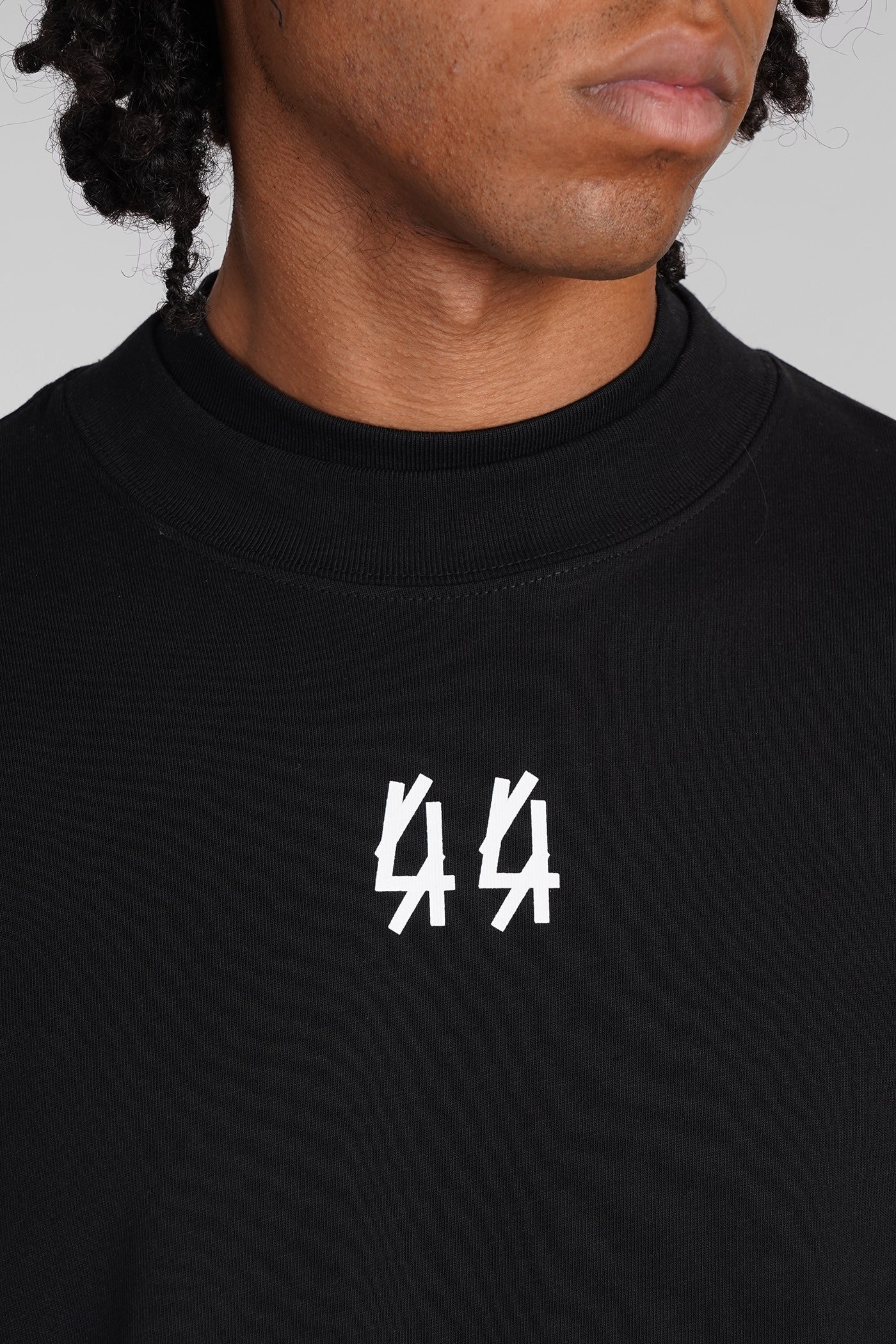 T-Shirt in black cotton - Image 5