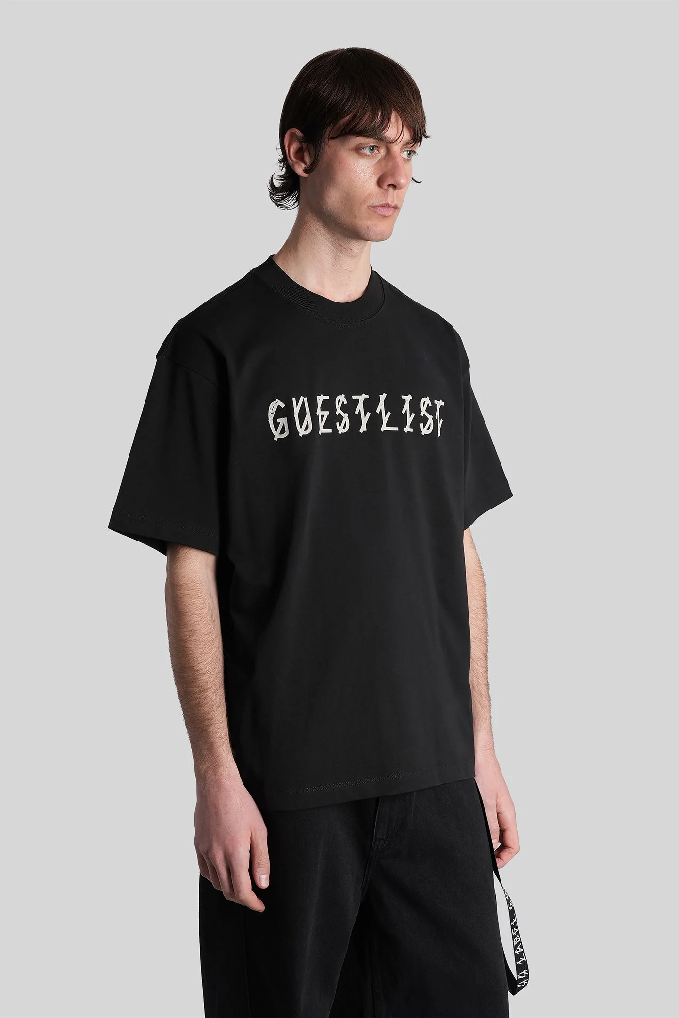 T-Shirt in black cotton - Image 4