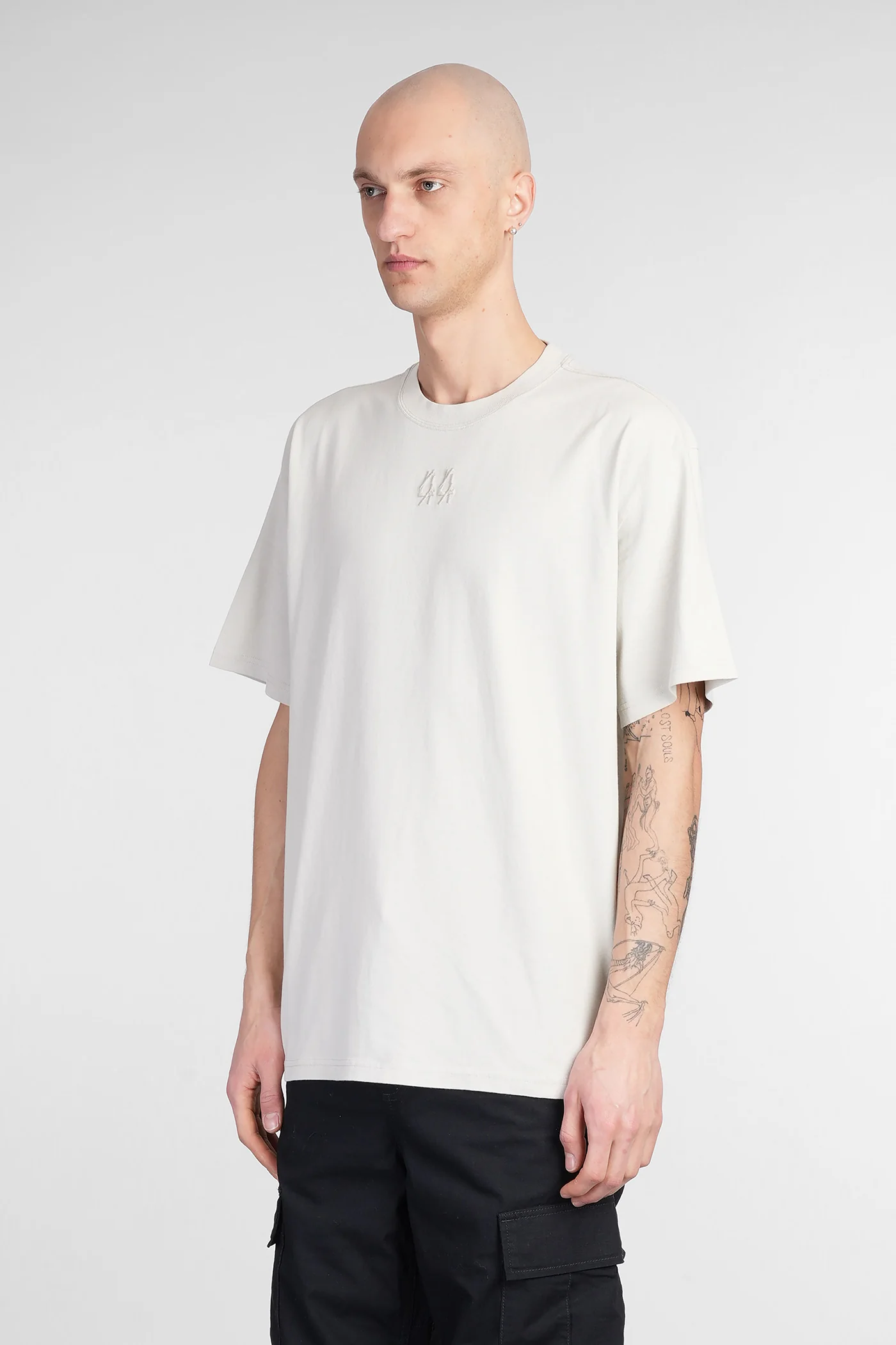 T-Shirt in grey cotton - Image 4