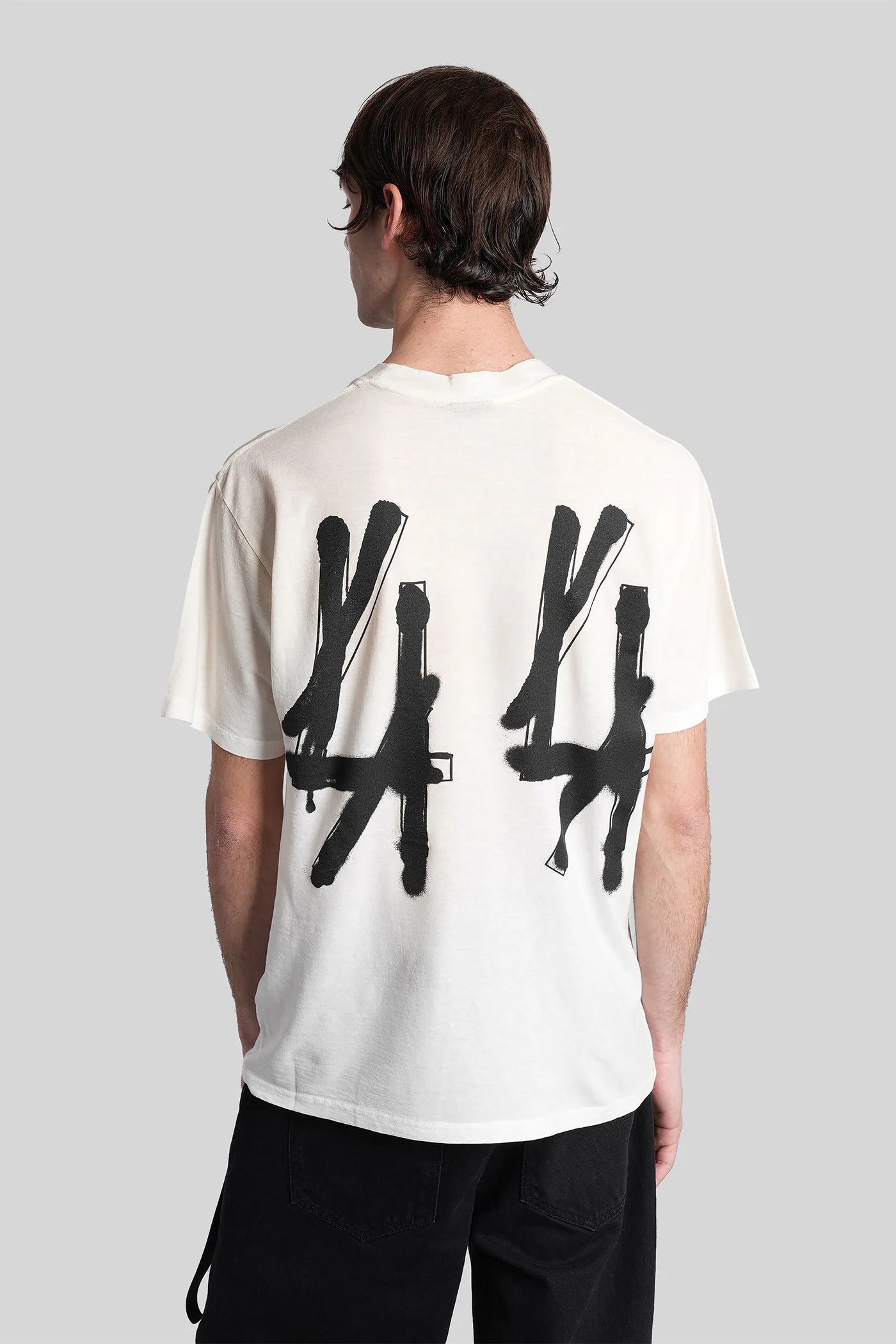 T-Shirt in white cotton - Image 3