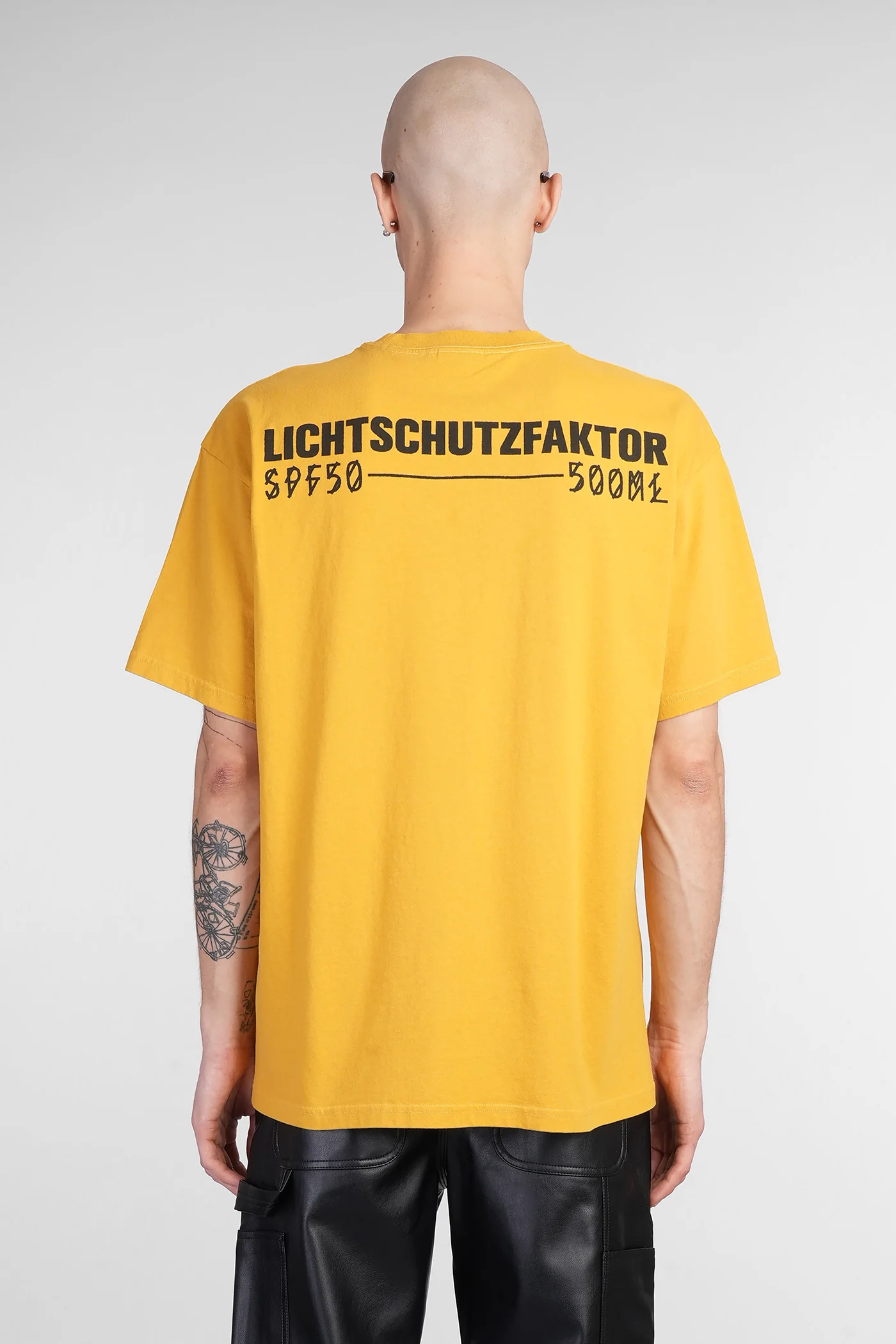 T-Shirt in yellow cotton - Image 3