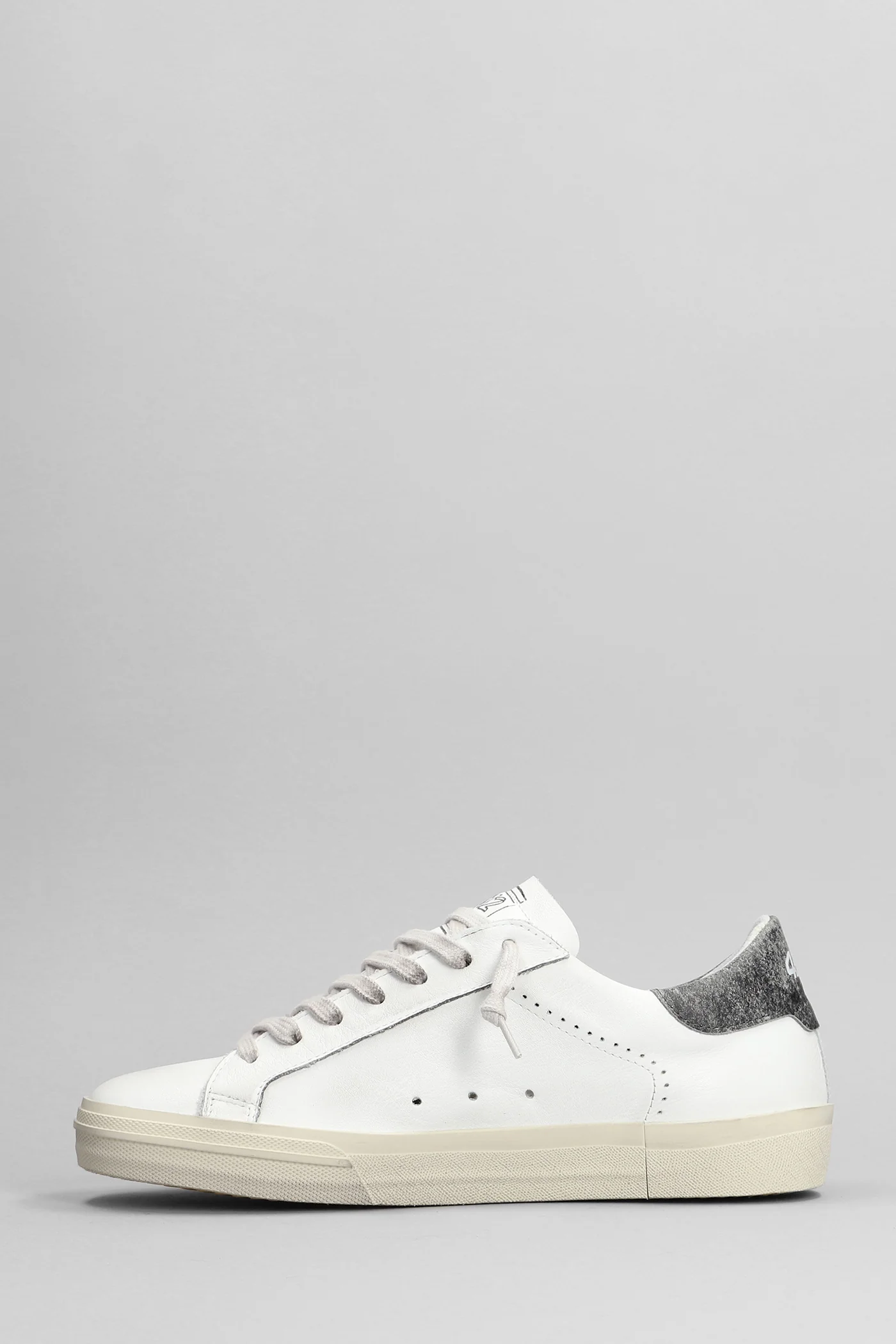 Evo Sneakers in white leather - Image 3