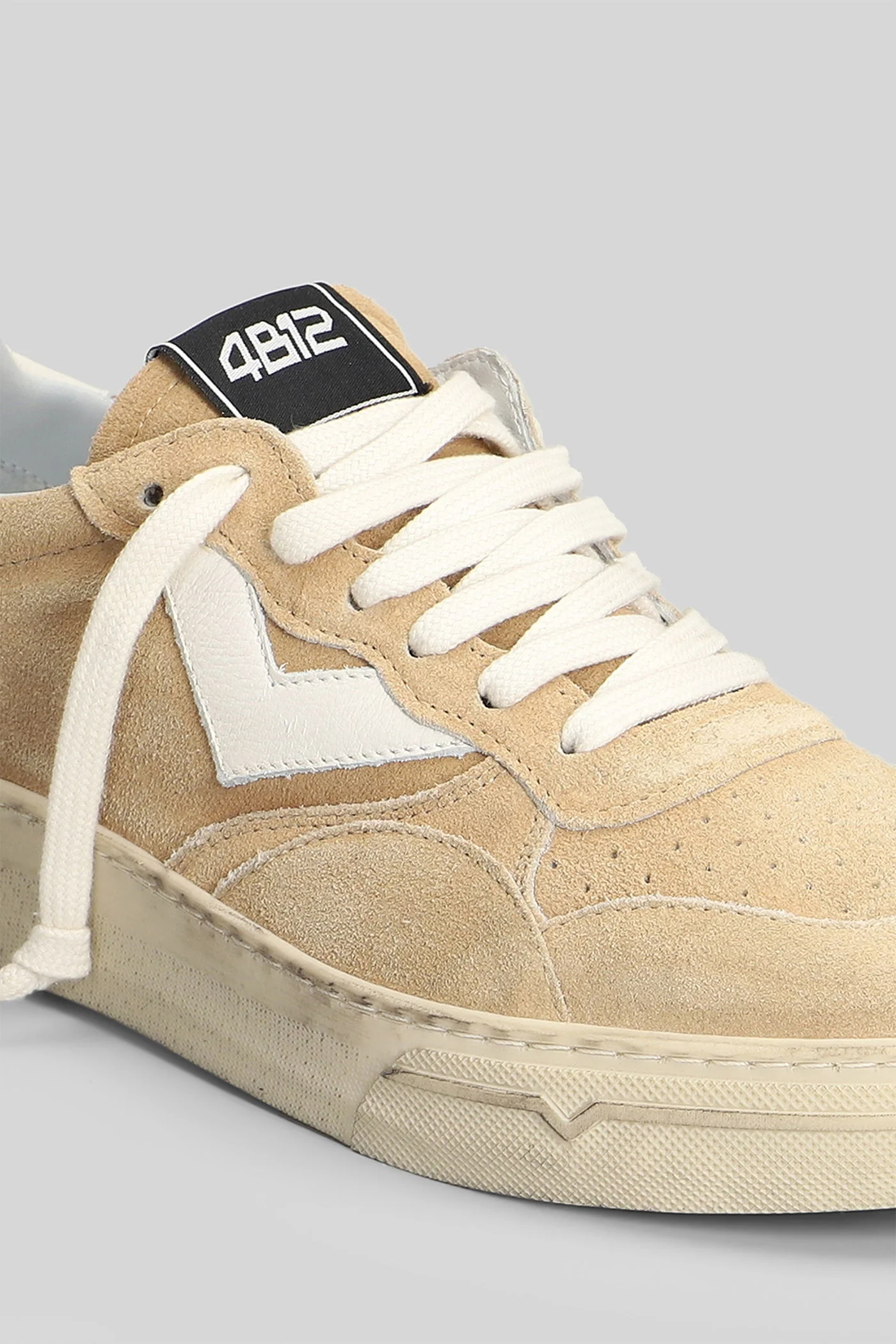 Hyper Sneakers in leather color suede - Image 5