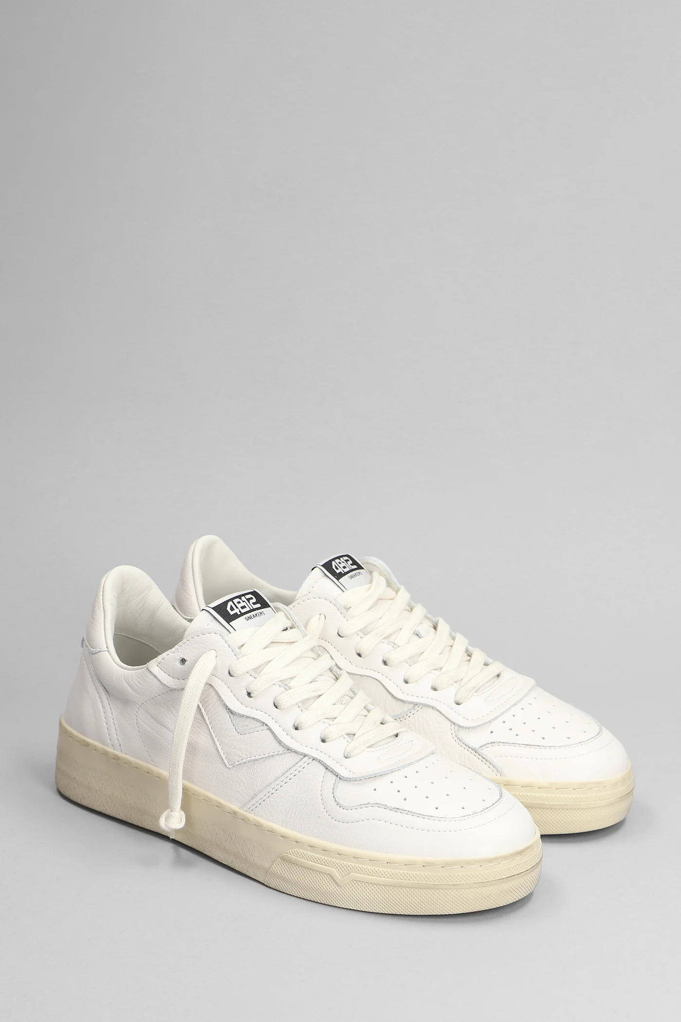 Hyper Sneakers in white leather - Image 2