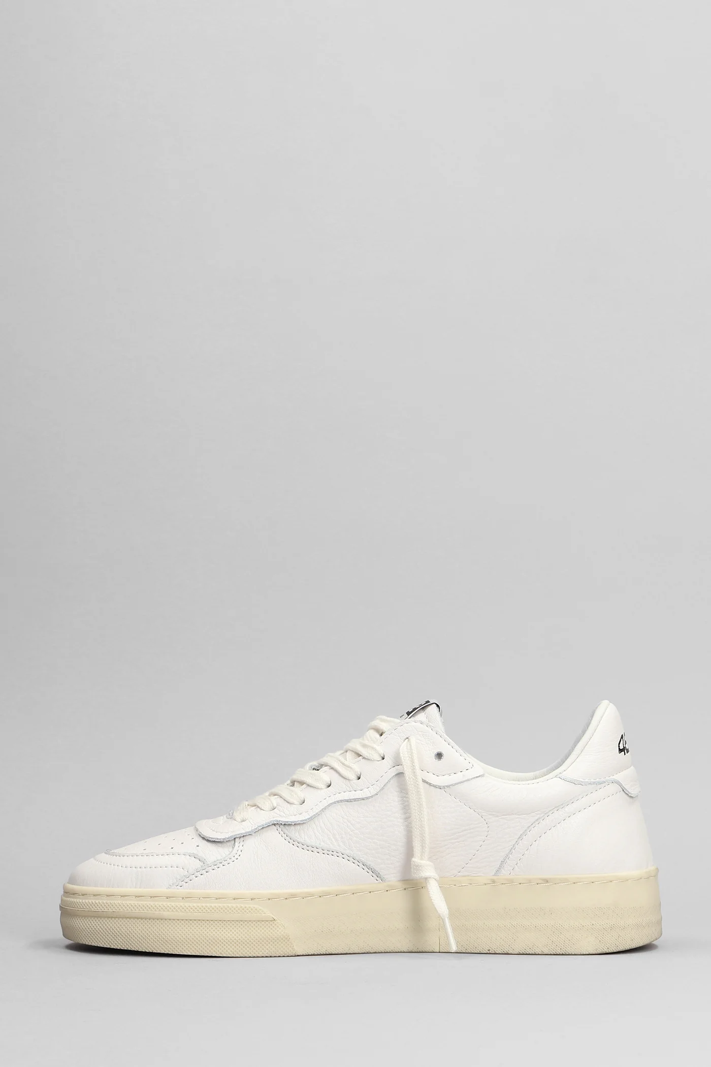 Hyper Sneakers in white leather - Image 3