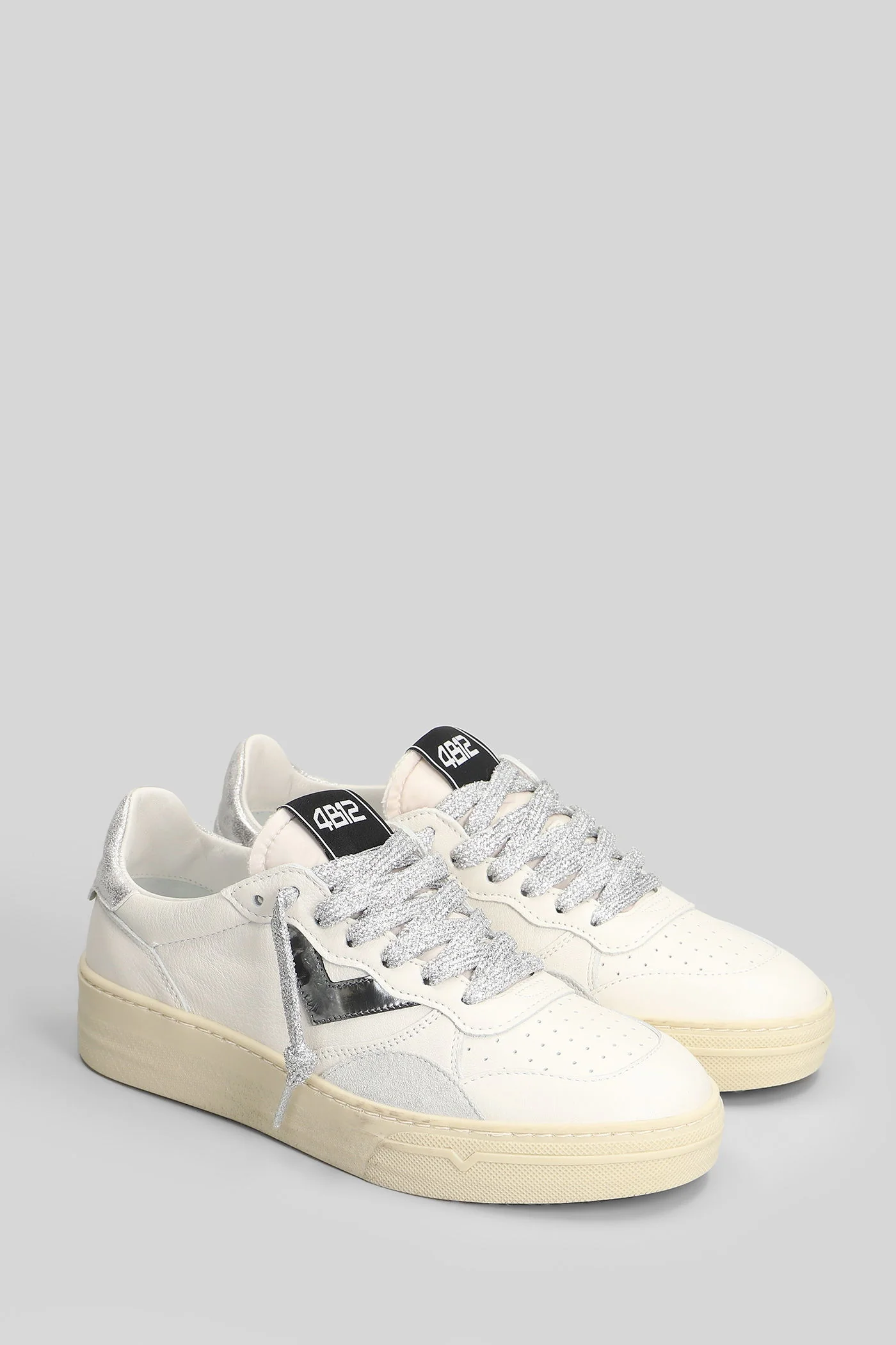 Hyper Sneakers in white leather - Image 2