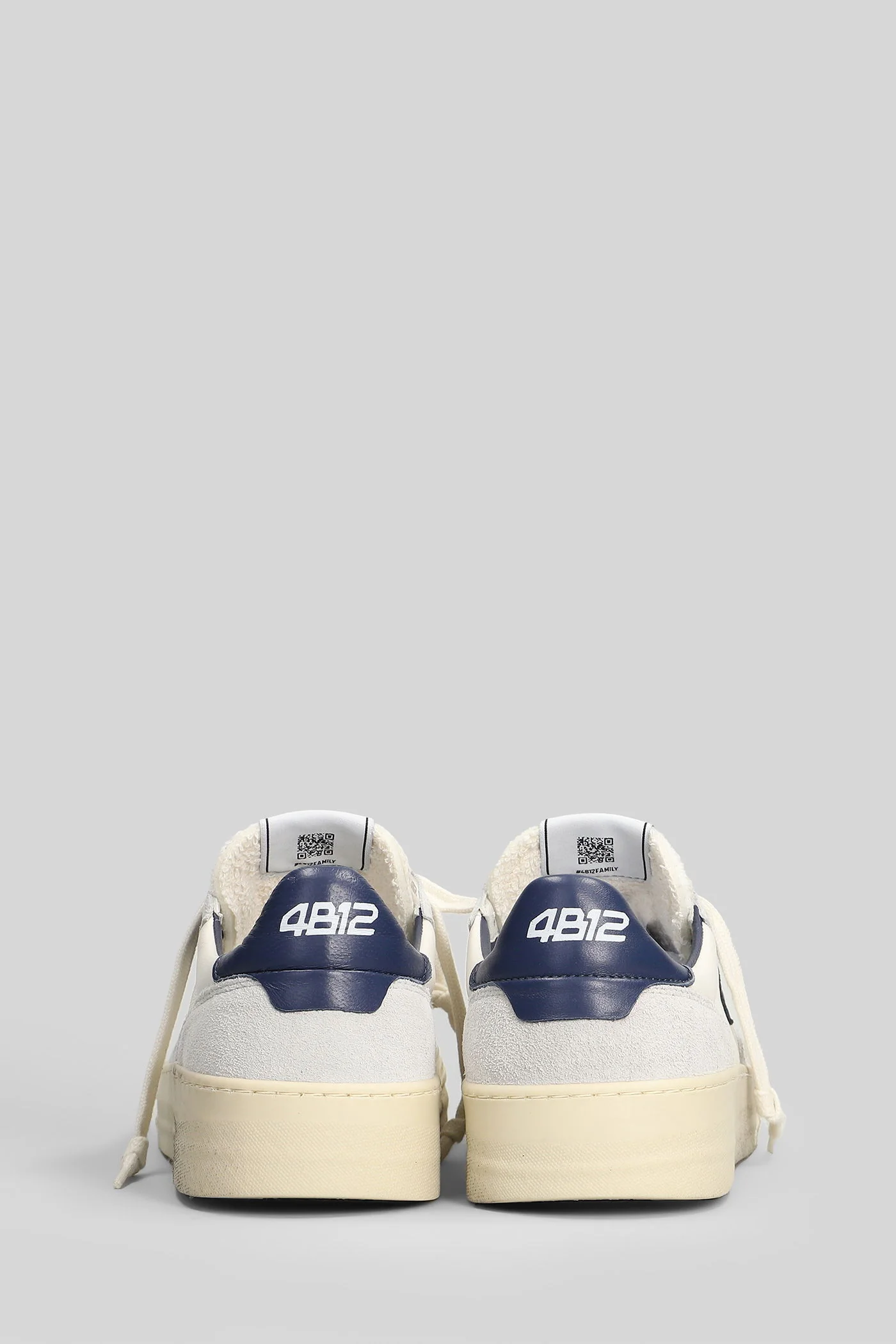 Hyper Sneakers in white suede and leather - Image 4