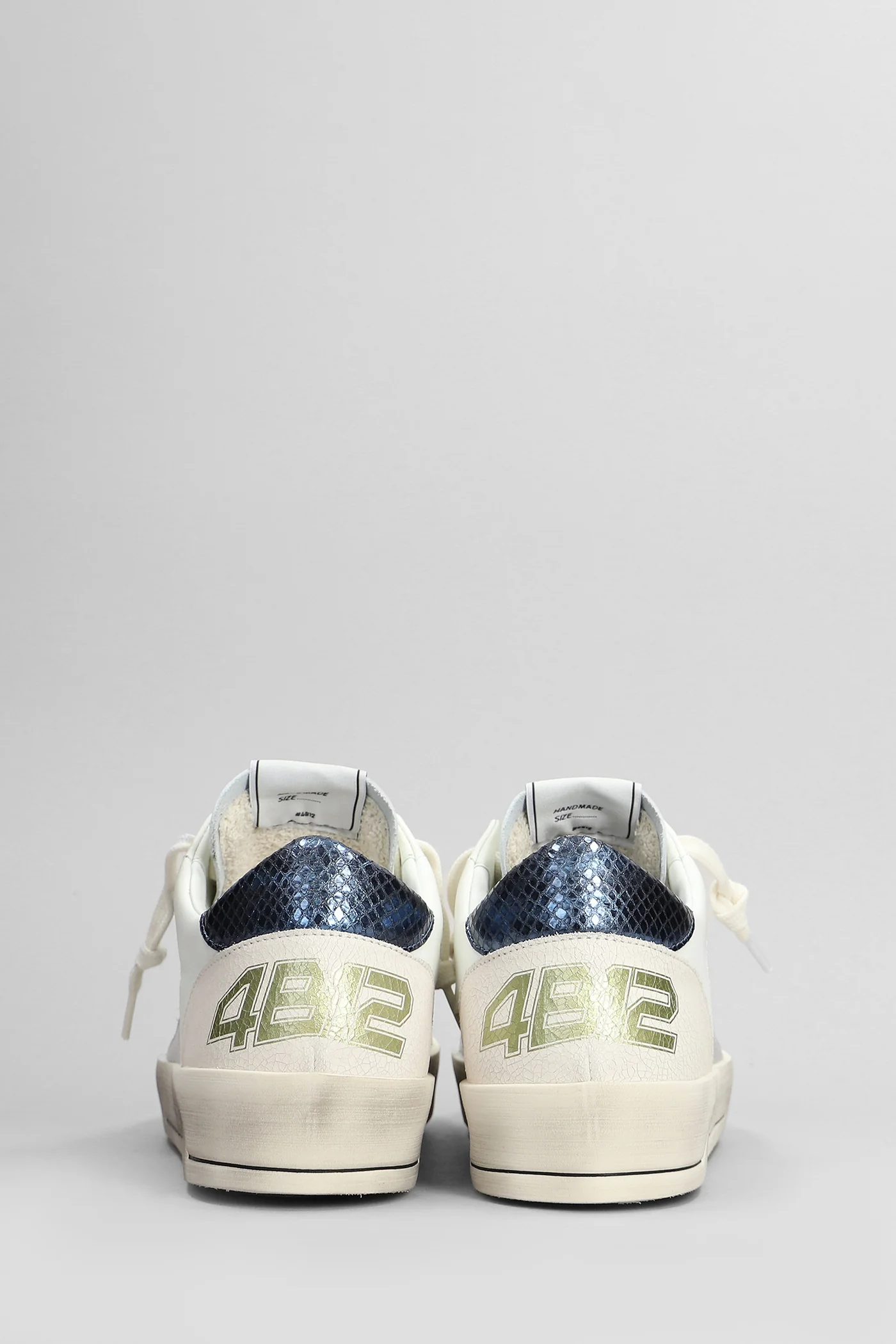 Kyle Sneakers in white leather - Image 4
