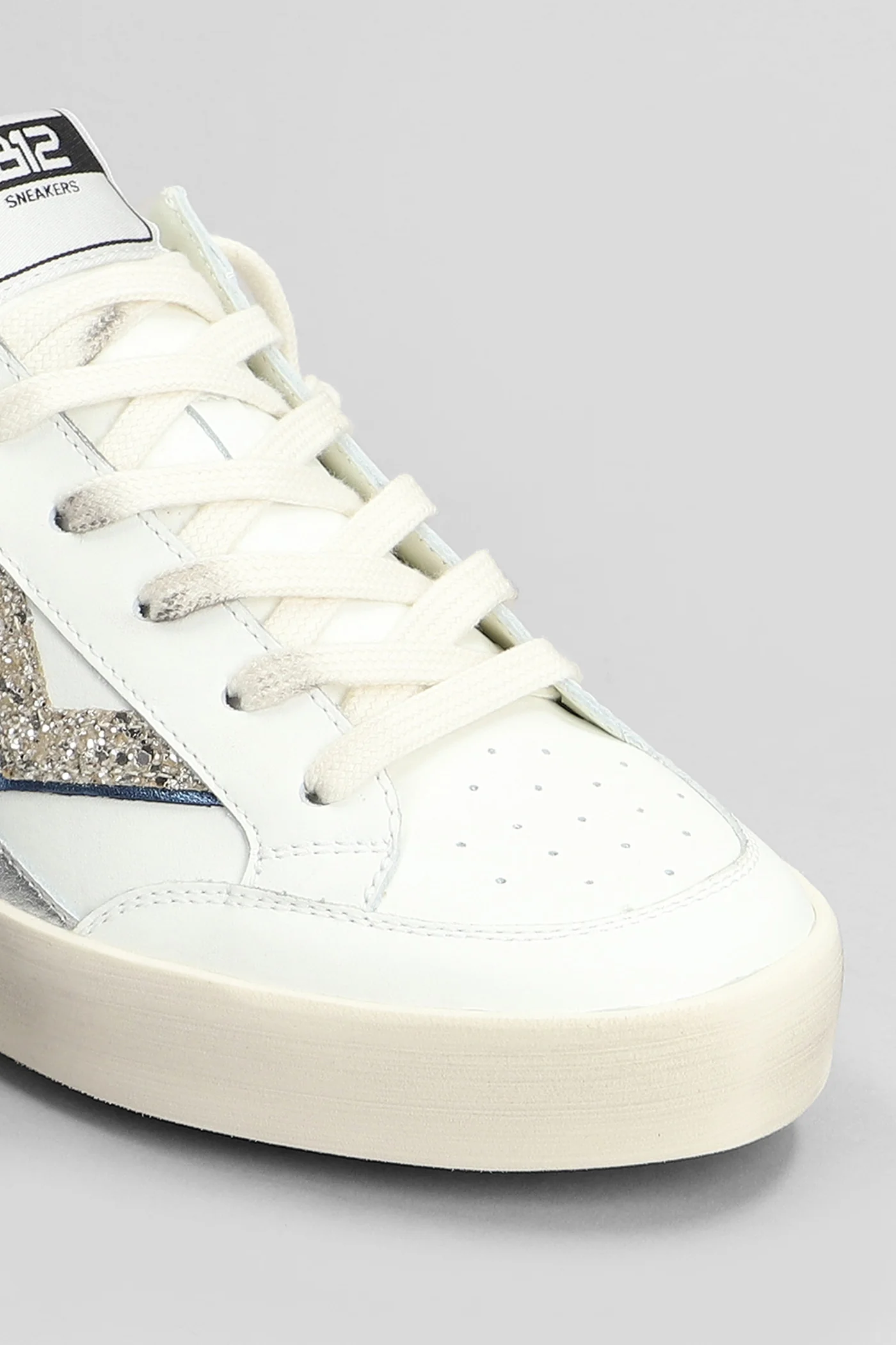 Kyle Sneakers in white leather - Image 5
