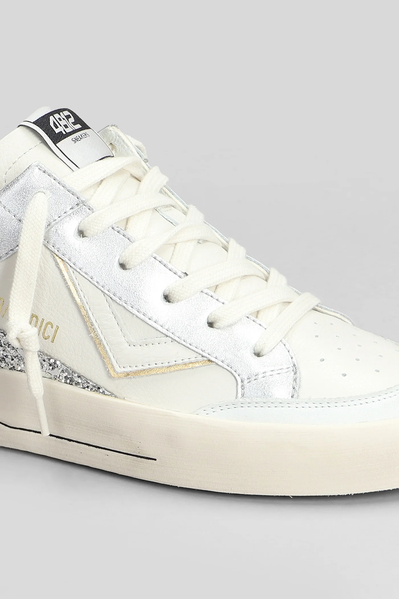 Kyle Sneakers in white leather - Image 5