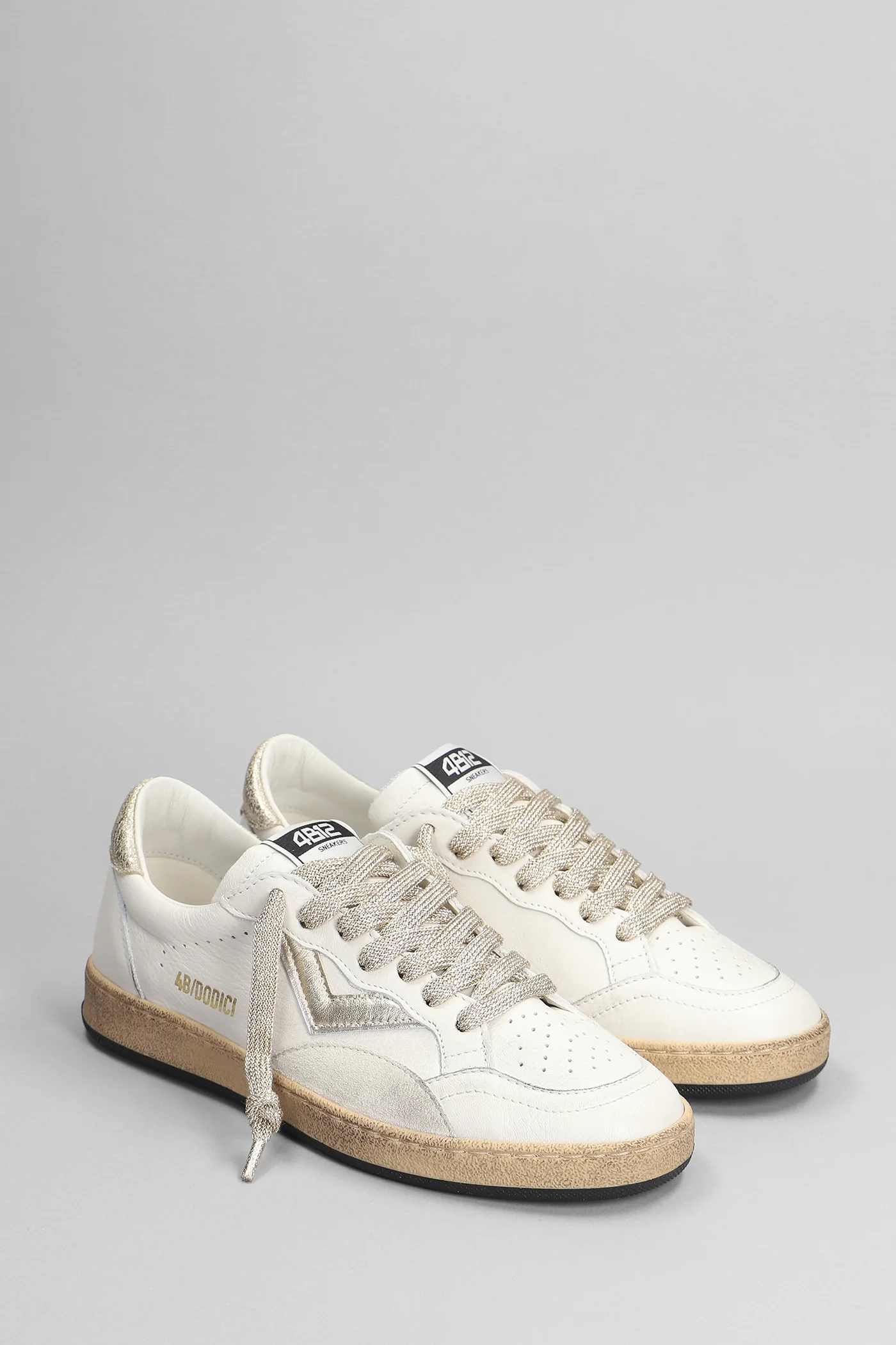 Play New Sneakers in white leather - Image 2