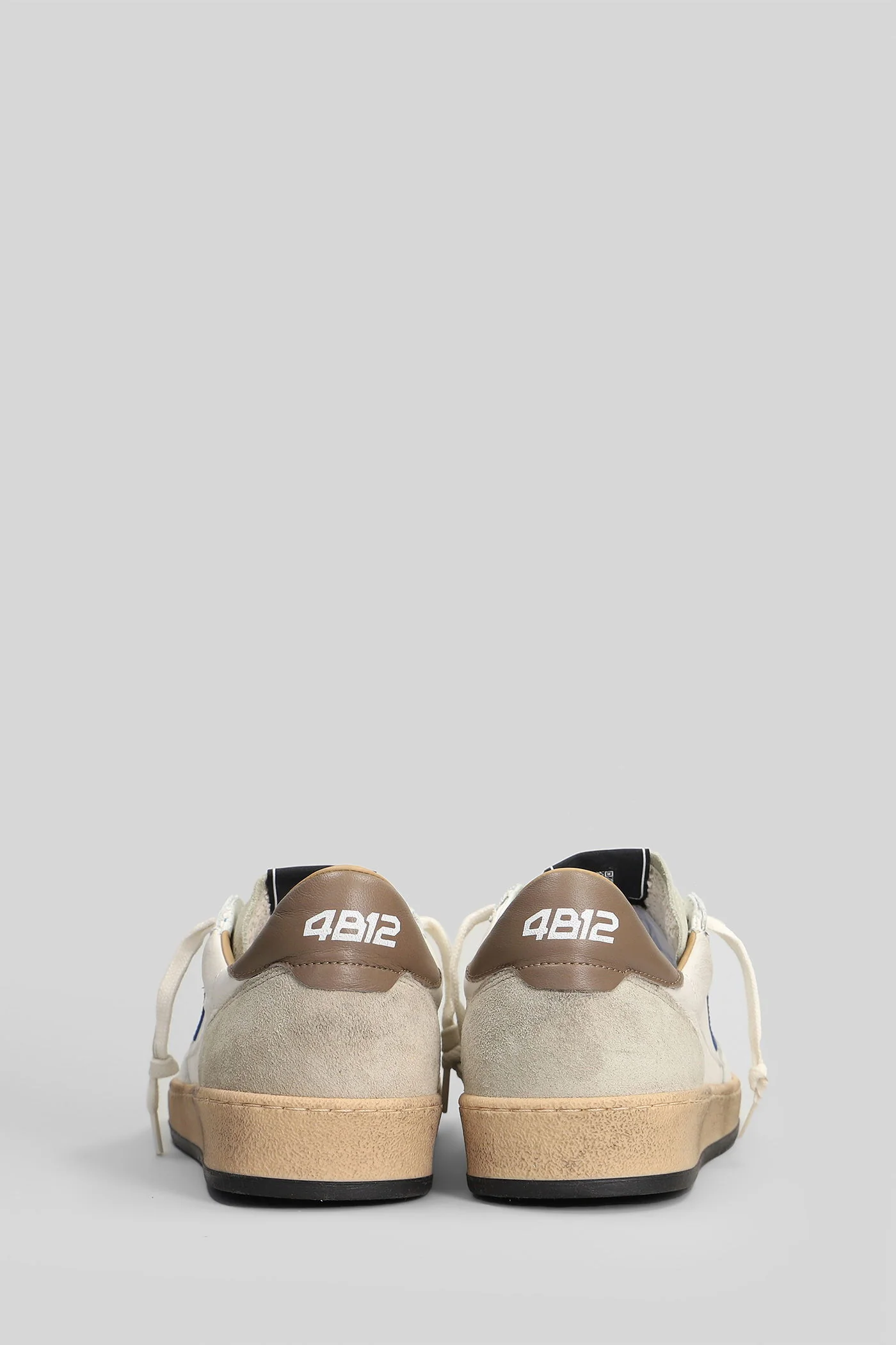 Playnew Sneakers in taupe leather - Image 4
