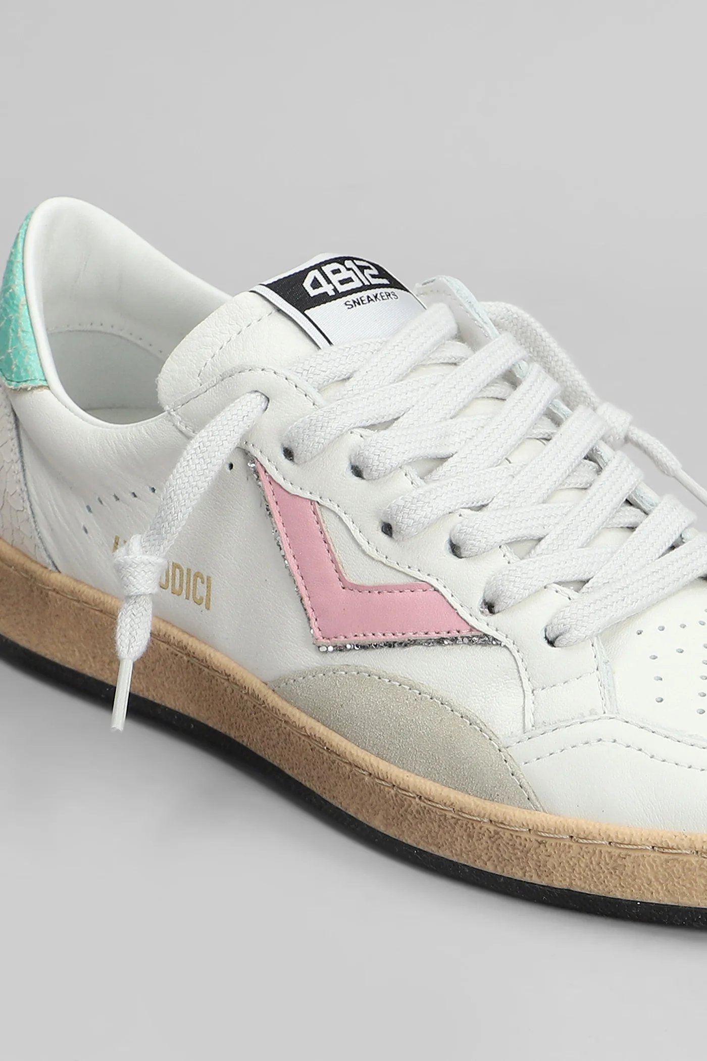 Playnew Sneakers in white leather - Image 5