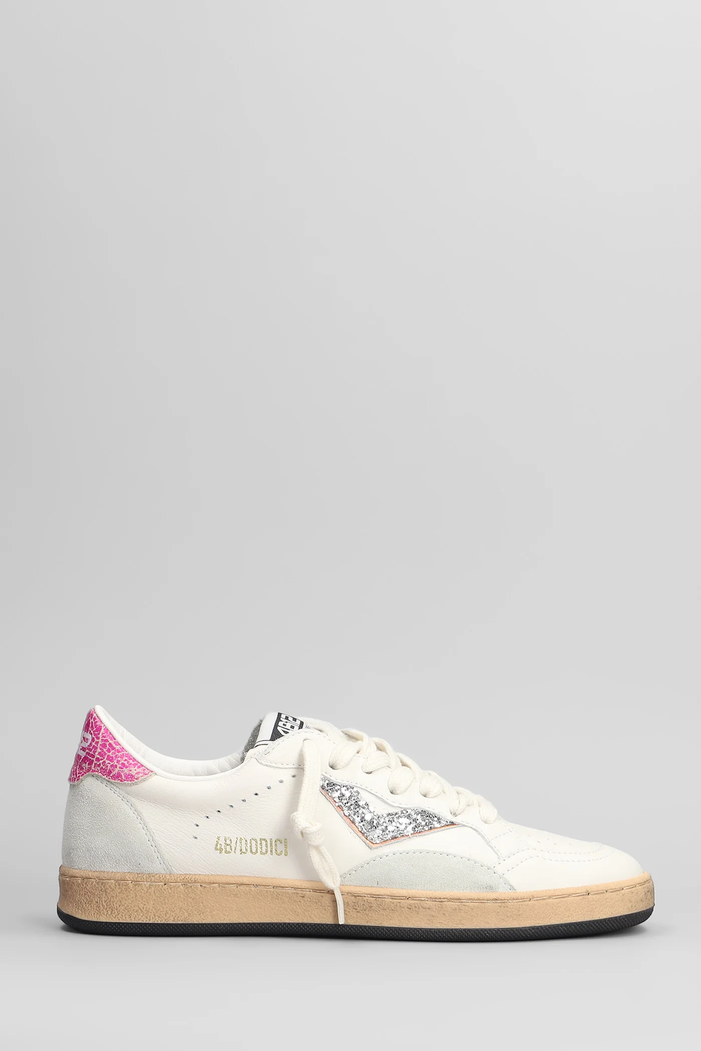 Playnew Sneakers in white leather