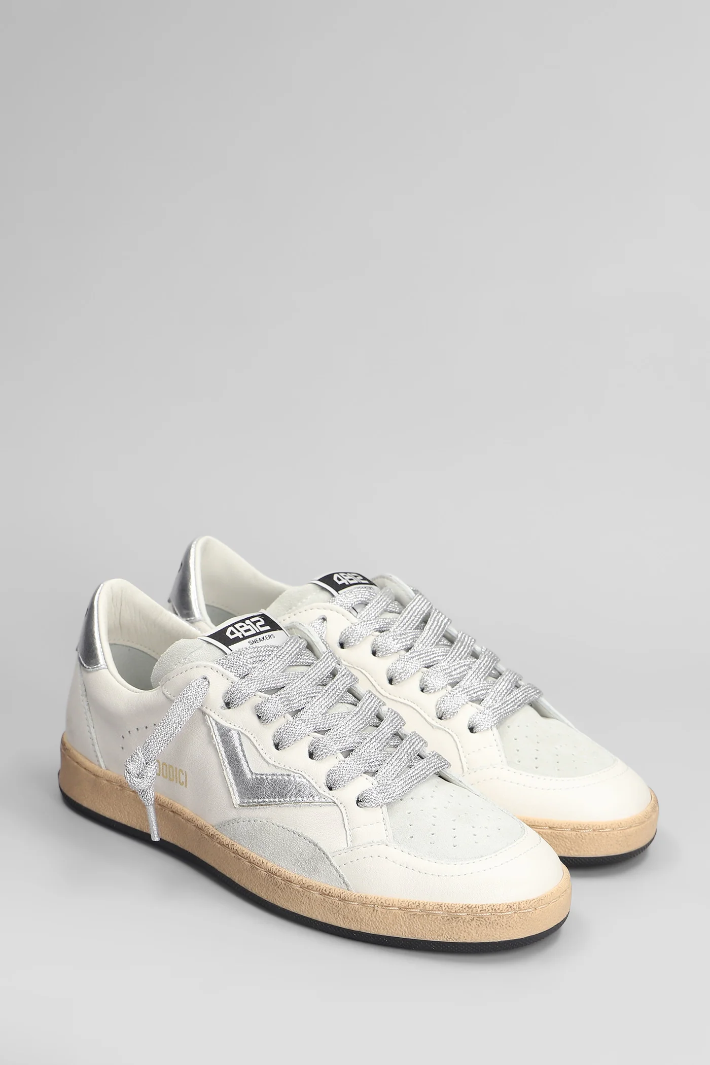 Playnew Sneakers in white leather - Image 2