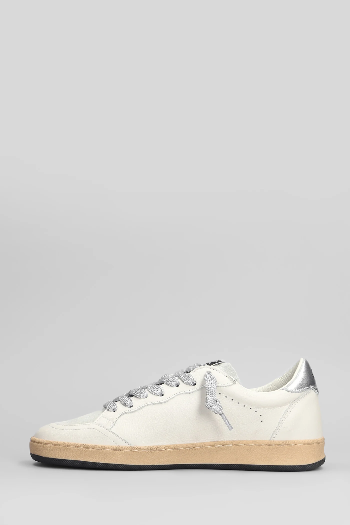 Playnew Sneakers in white leather - Image 3