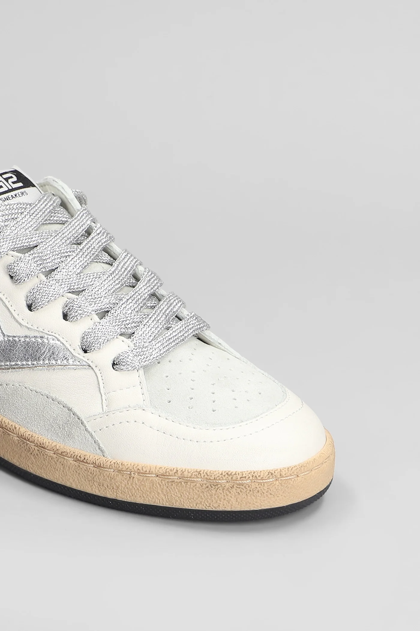 Playnew Sneakers in white leather - Image 5