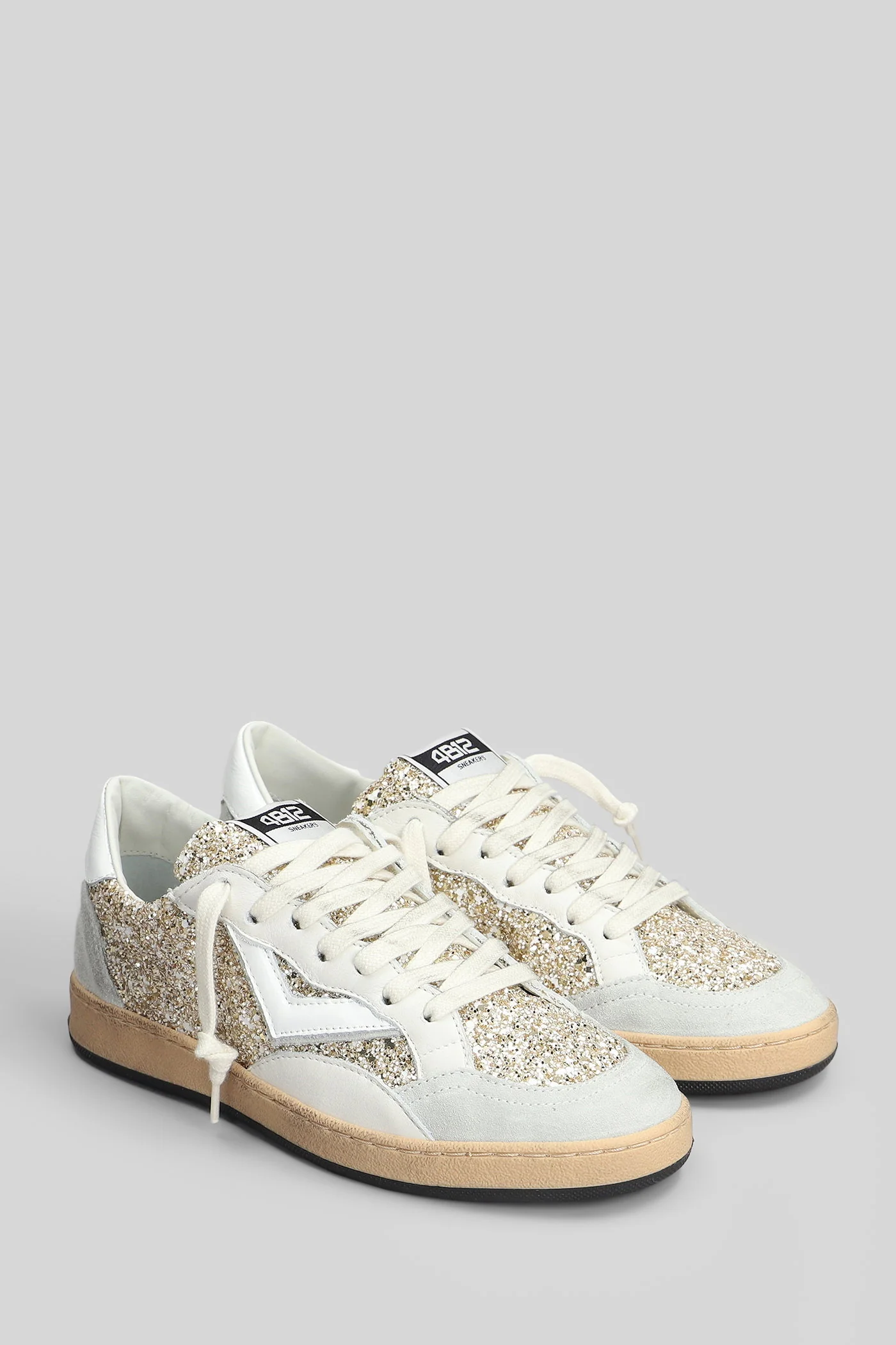 Playnew Sneakers in white suede and leather - Image 2
