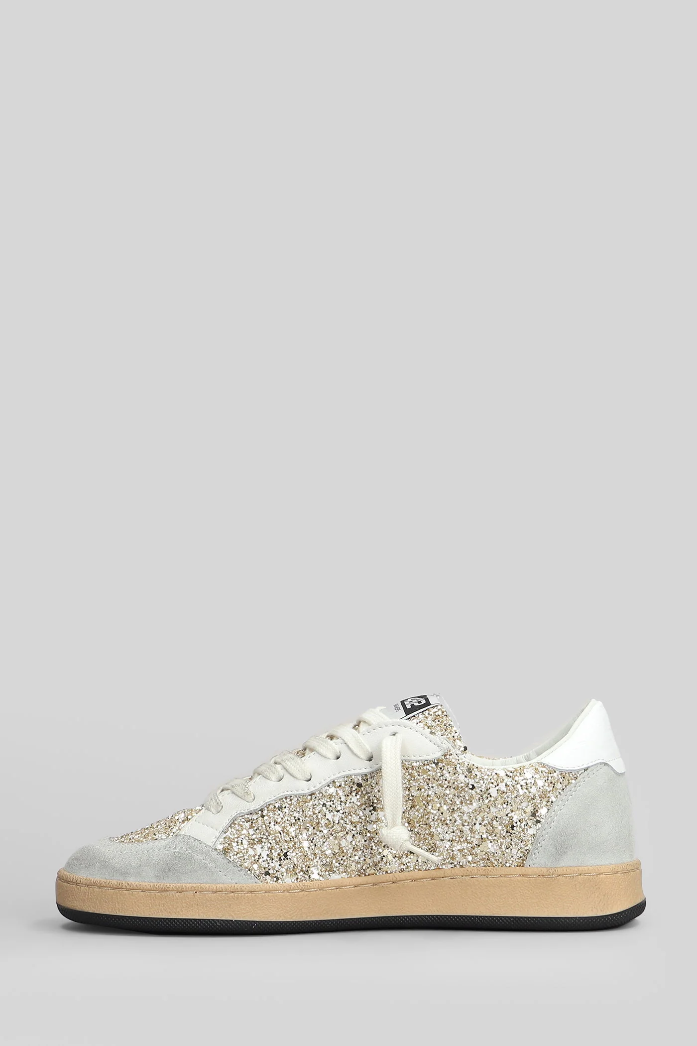Playnew Sneakers in white suede and leather - Image 3