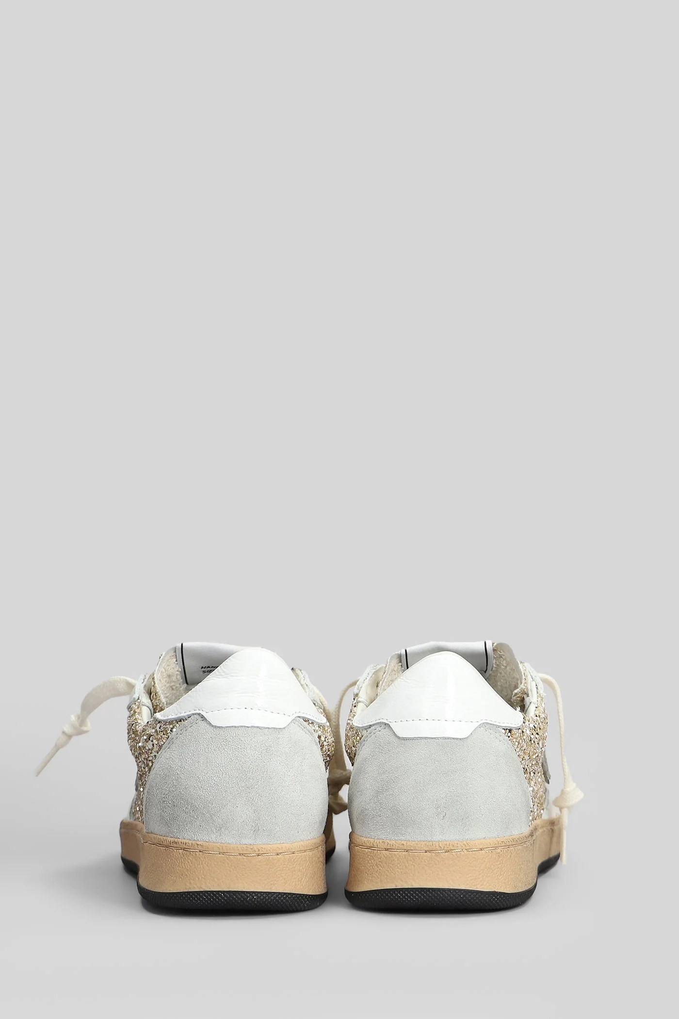 Playnew Sneakers in white suede and leather - Image 4