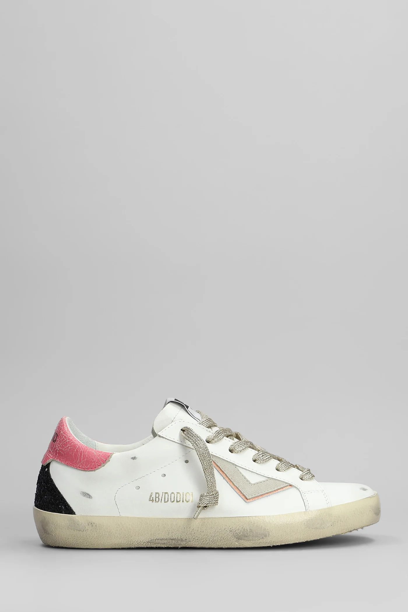 Suprime Sneakers in white leather