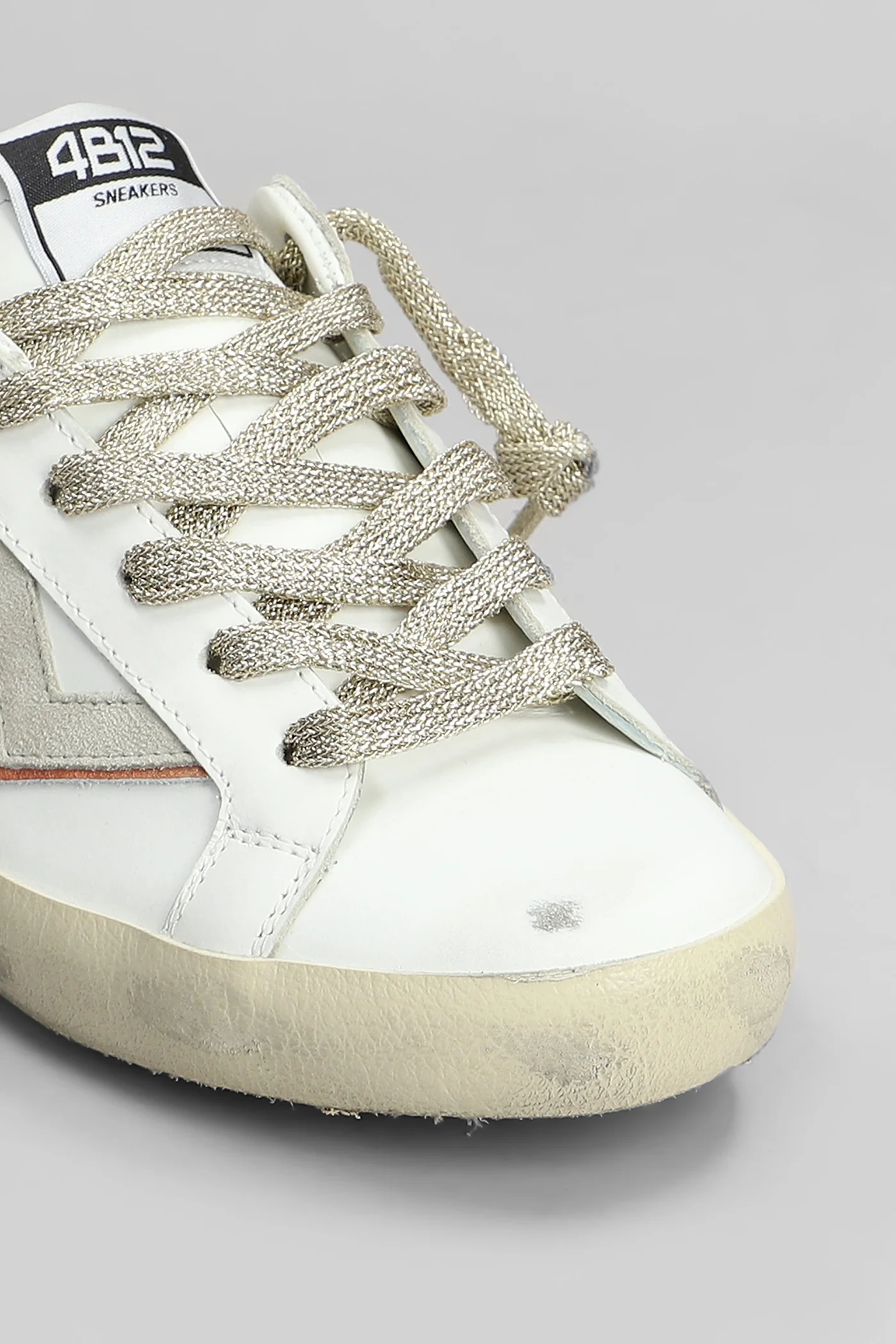 Suprime Sneakers in white leather - Image 5