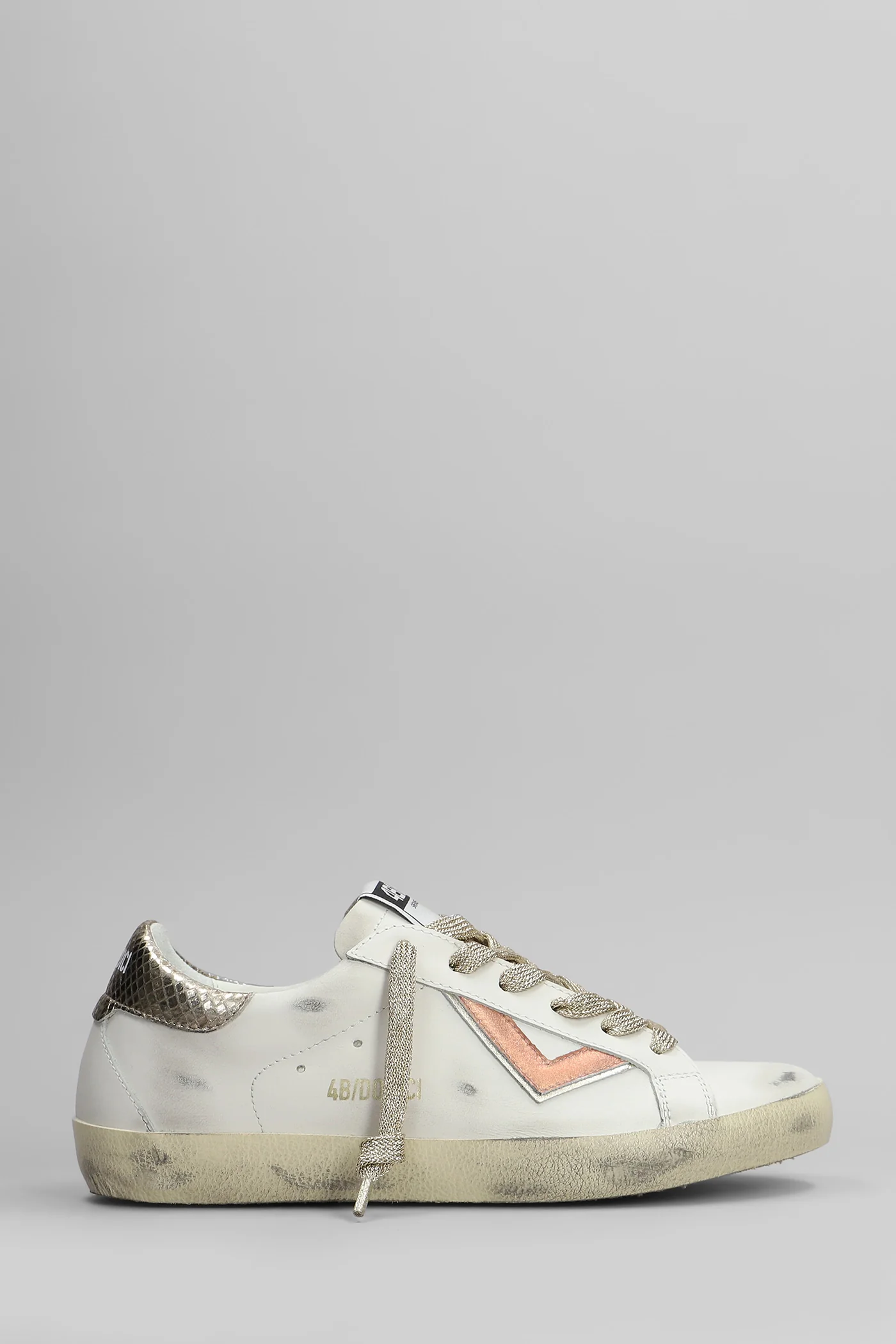 Suprime Sneakers in white leather