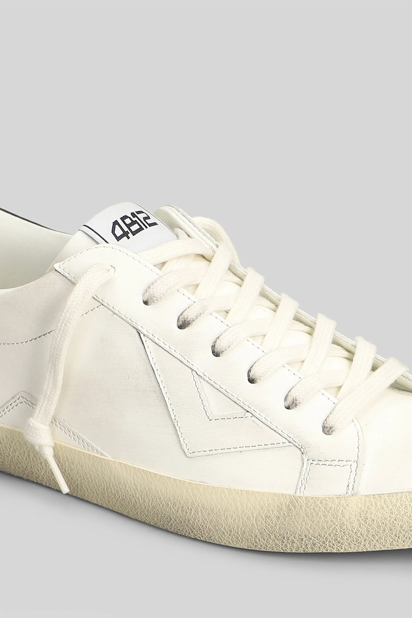 Suprime Sneakers in white leather - Image 5