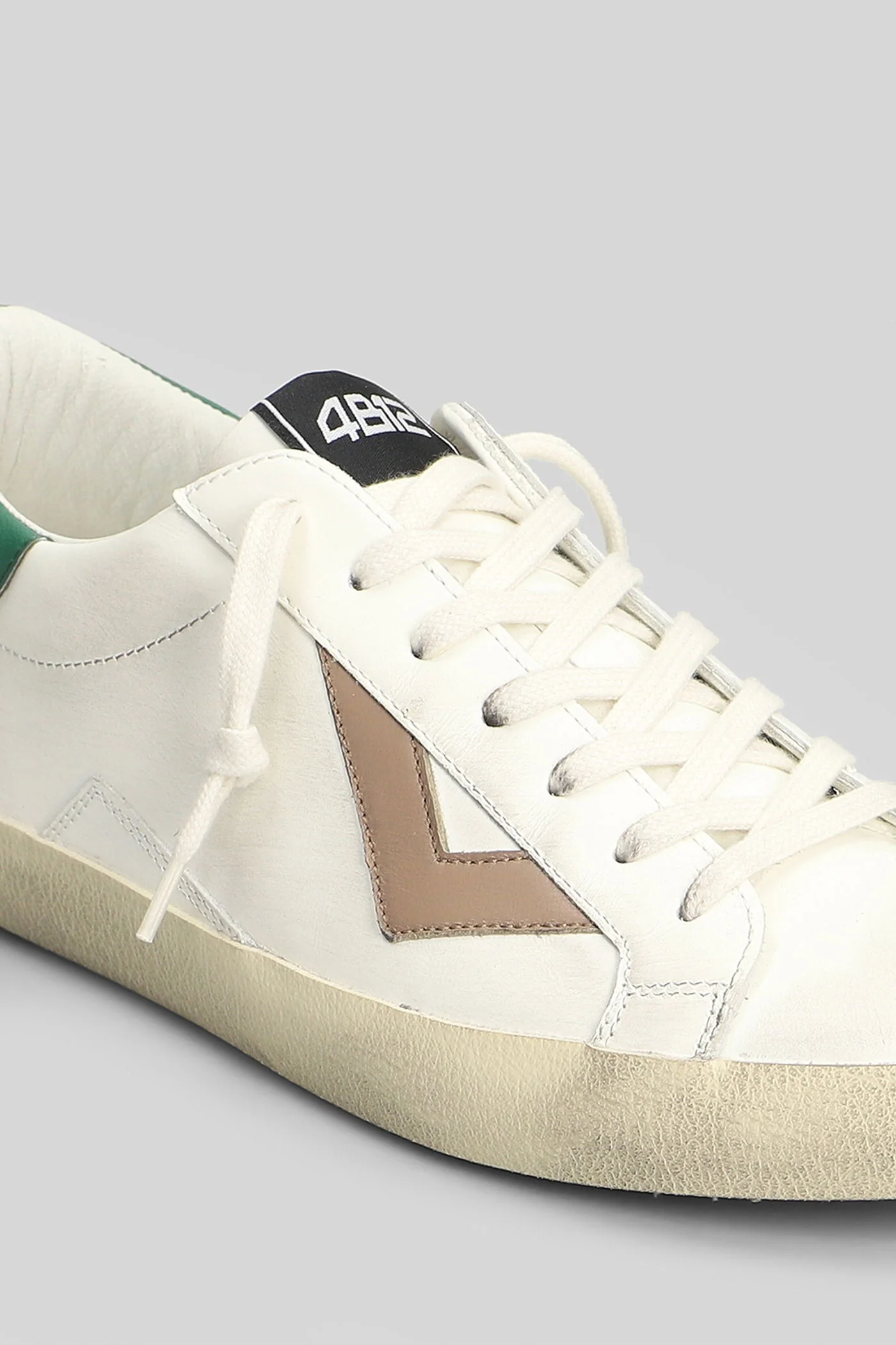 Suprime Sneakers in white leather - Image 5