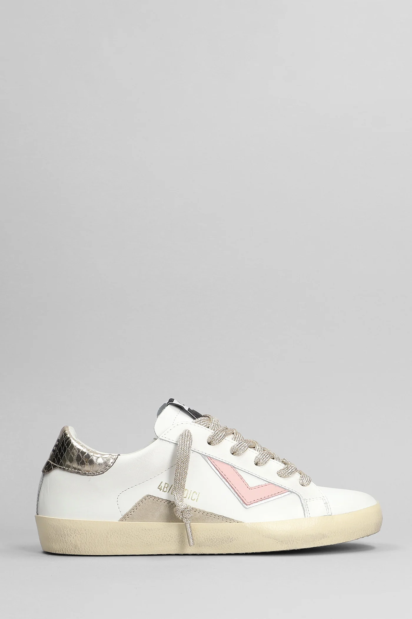 Suprime Sneakers in white leather