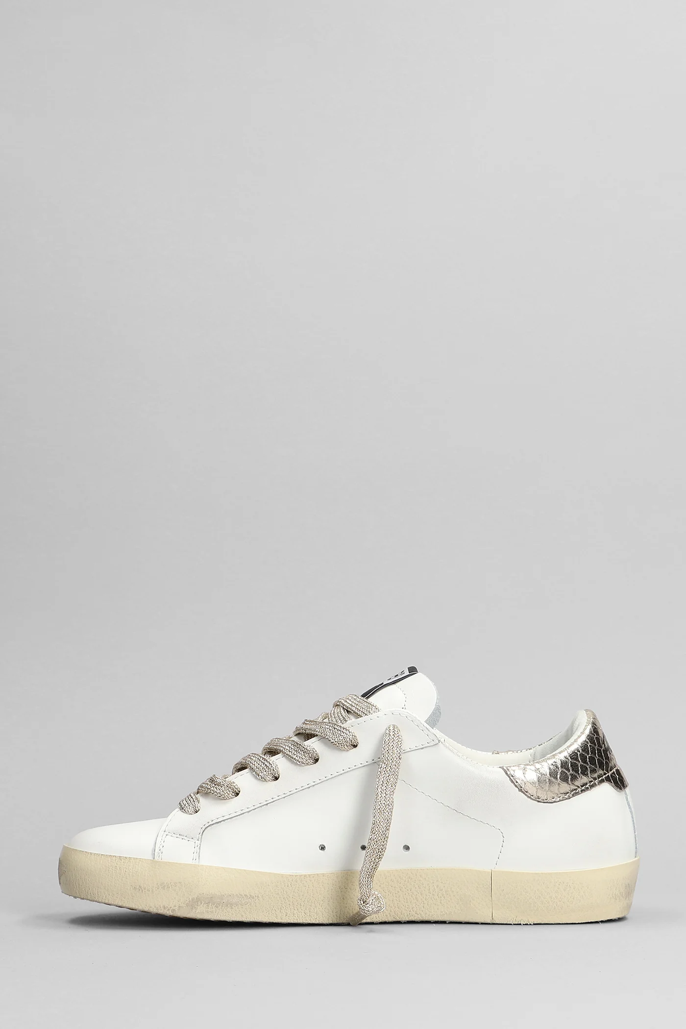 Suprime Sneakers in white leather - Image 3