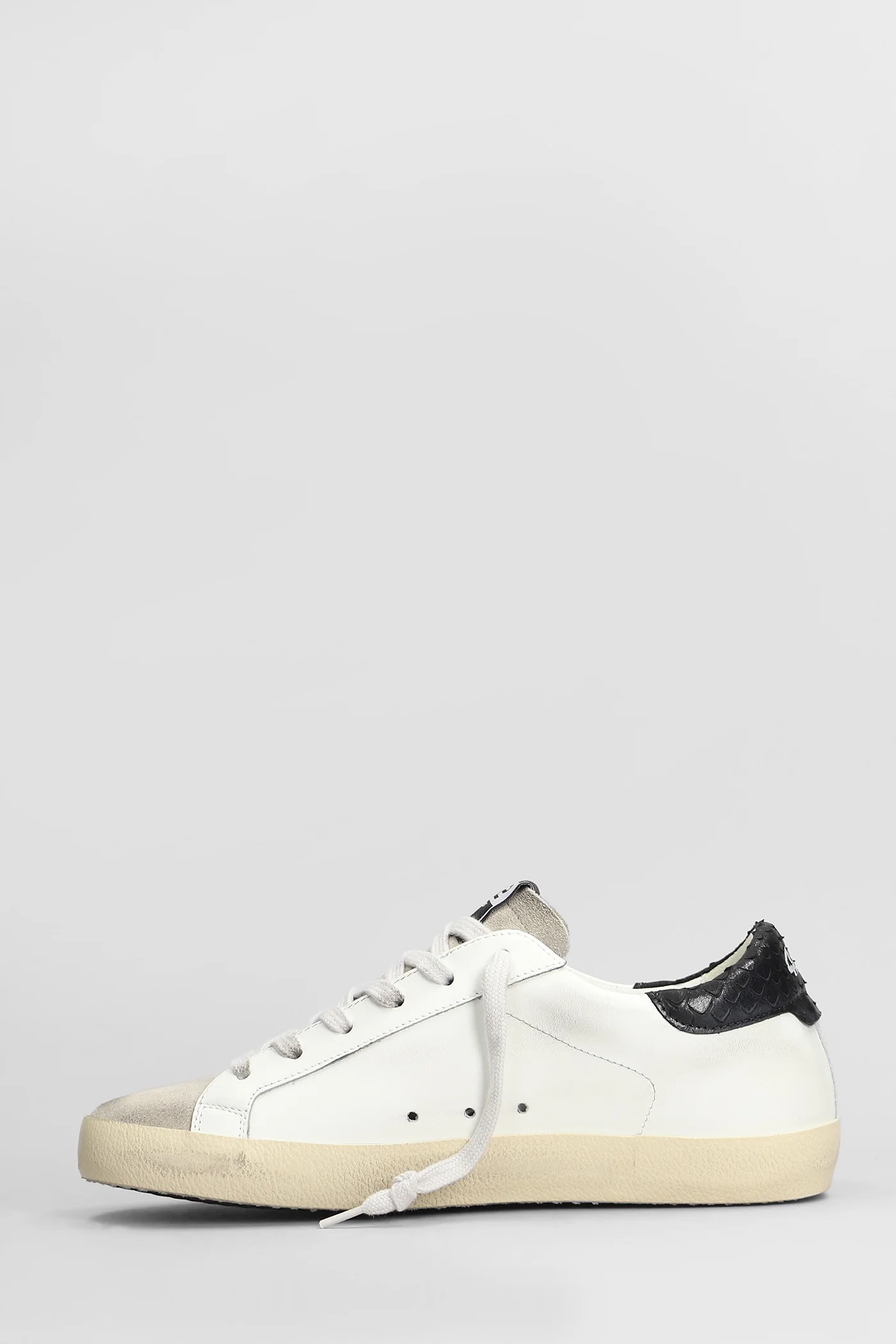 Suprime Sneakers in white leather - Image 3
