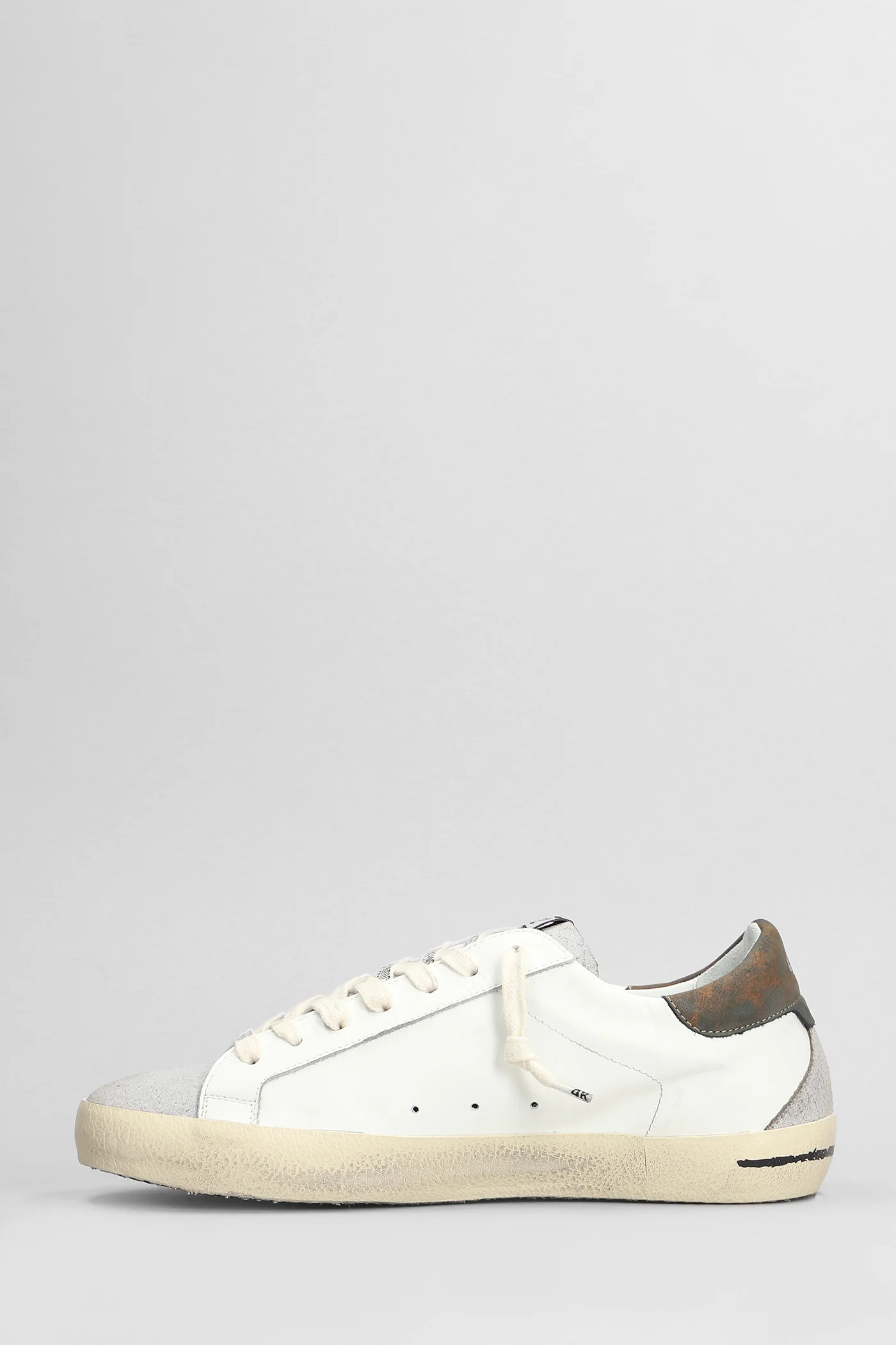 Suprime Sneakers in white leather - Image 3