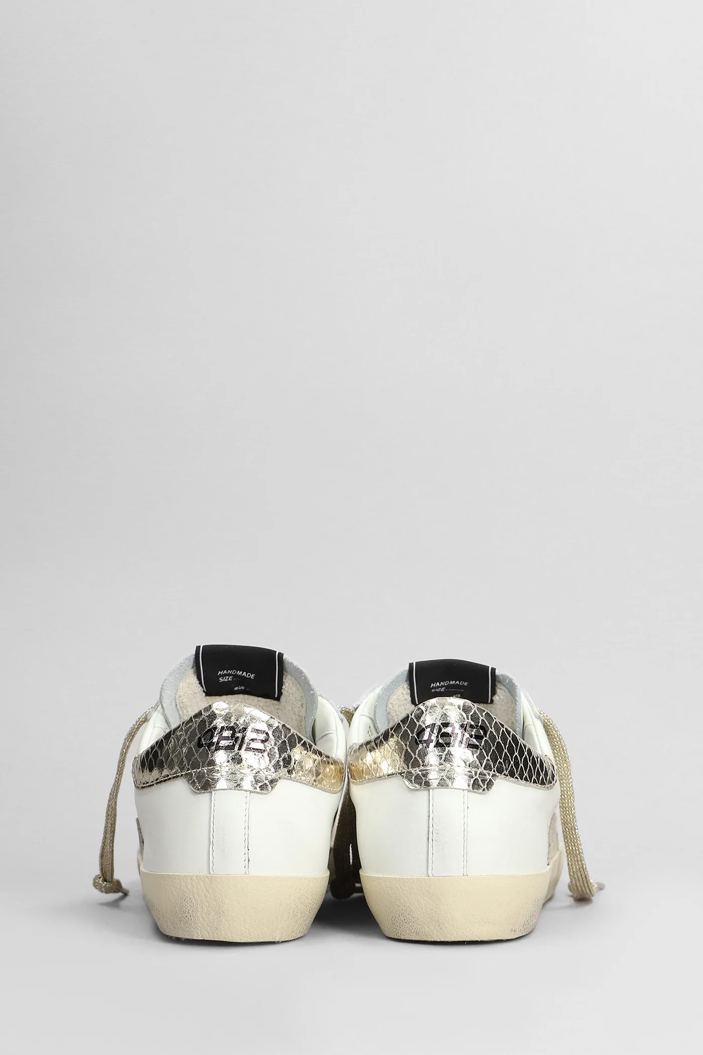 Suprime Sneakers in white leather - Image 4