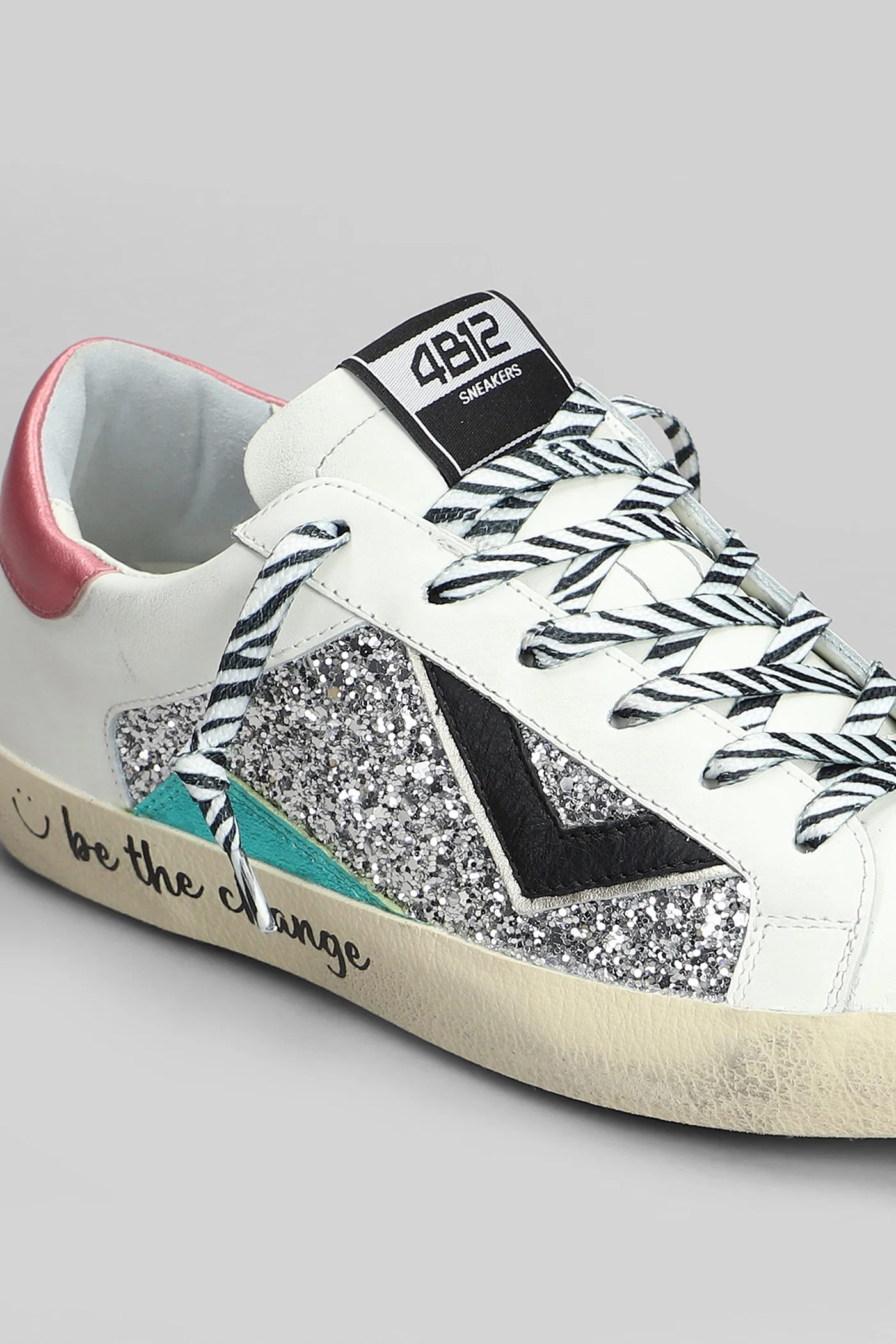 Suprime Sneakers in white leather - Image 5