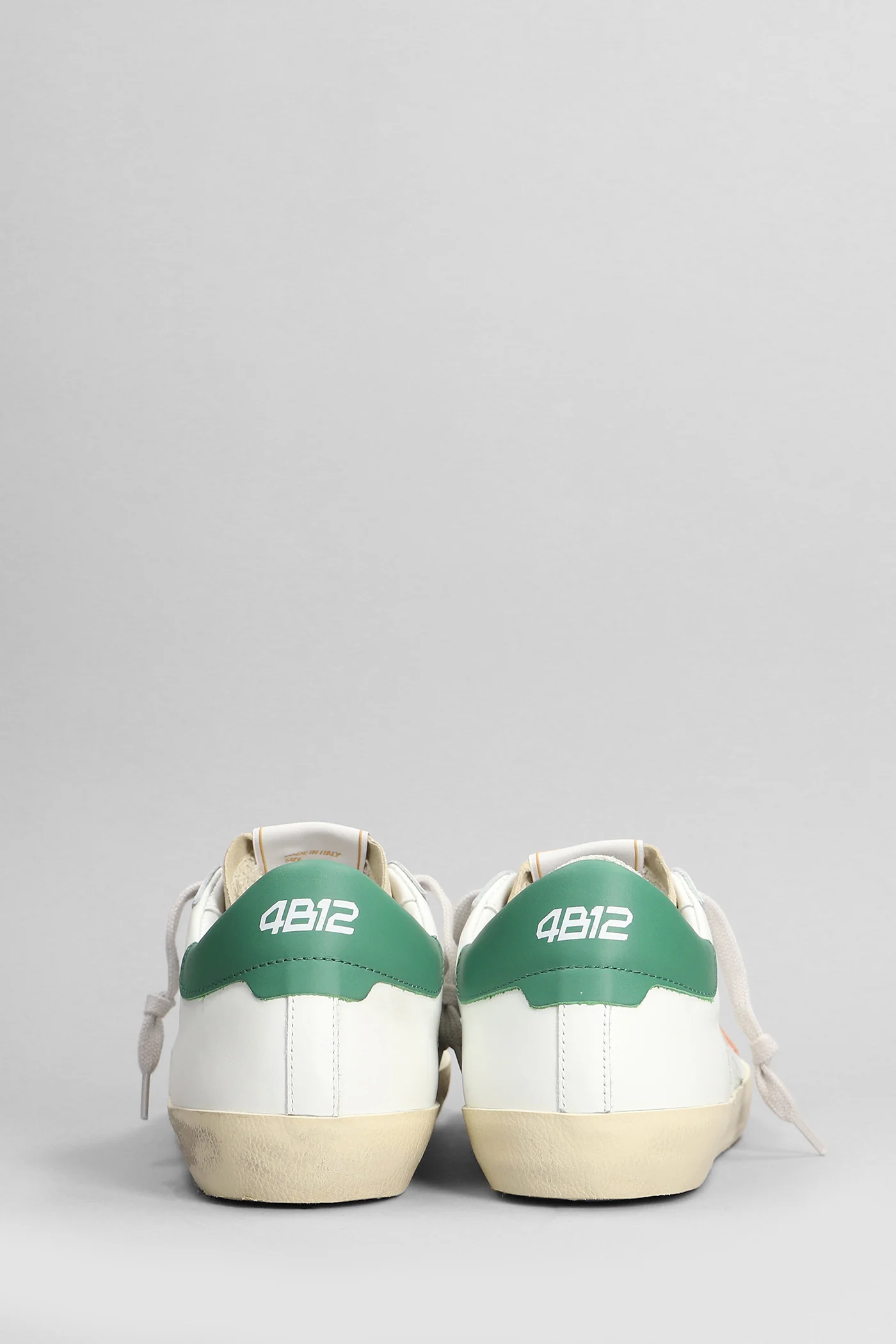 Suprime Sneakers in white suede and leather - Image 4